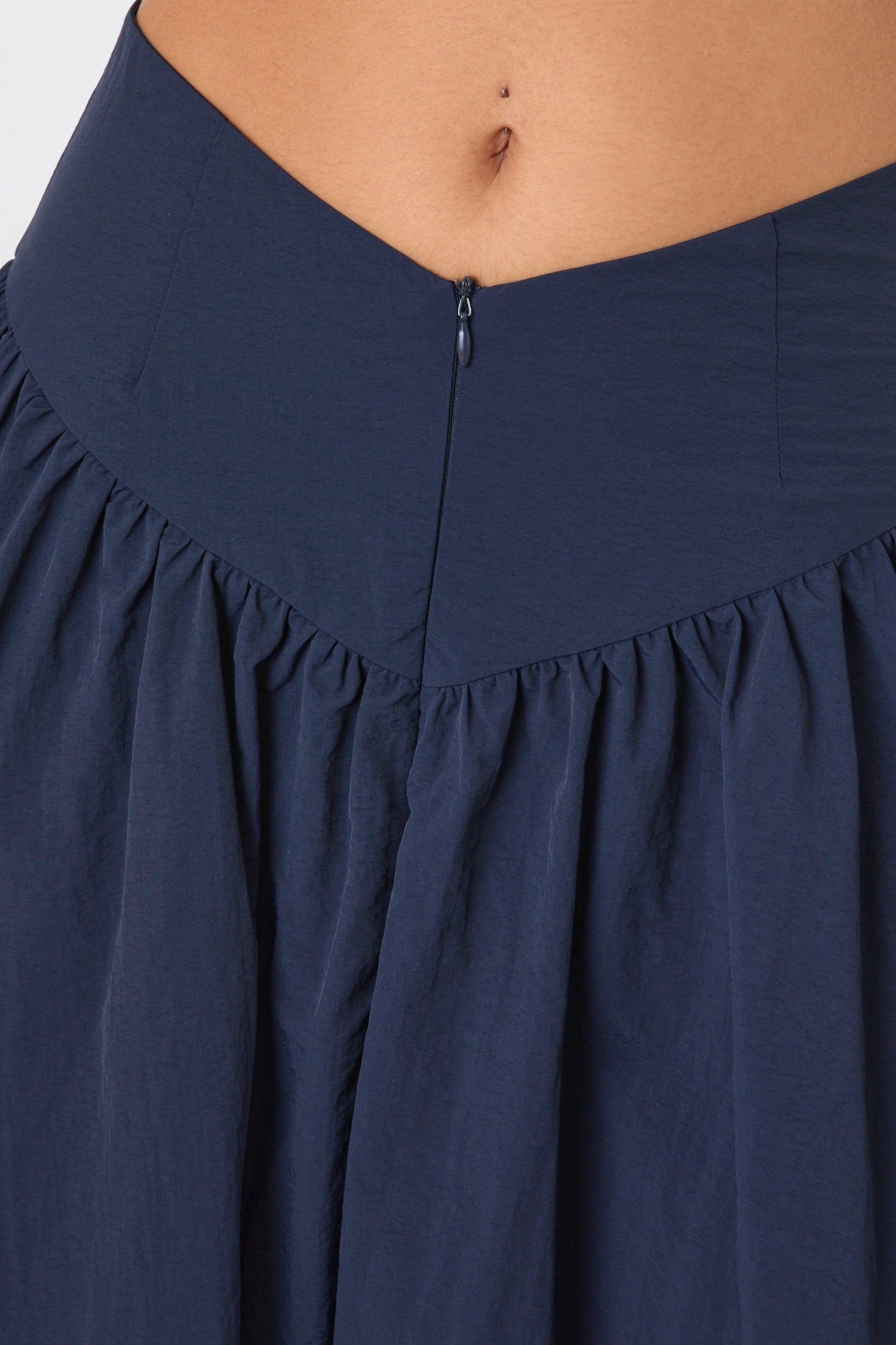 The Deba Midi Skirt, Midnight