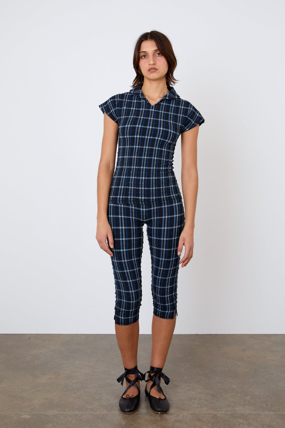 The Cindy Polo Top, Selvedge