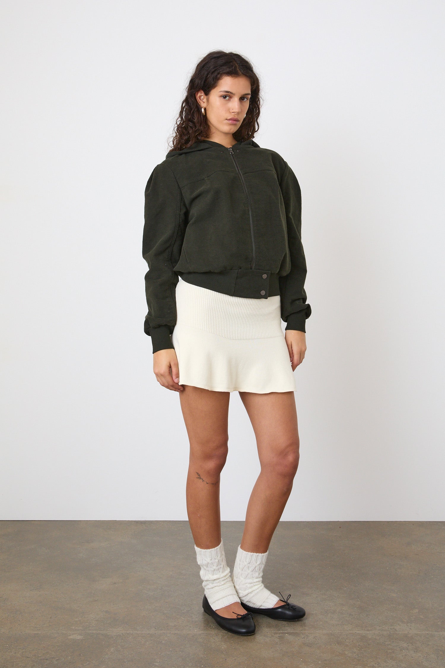 The Edie Bomber Jacket, Olive