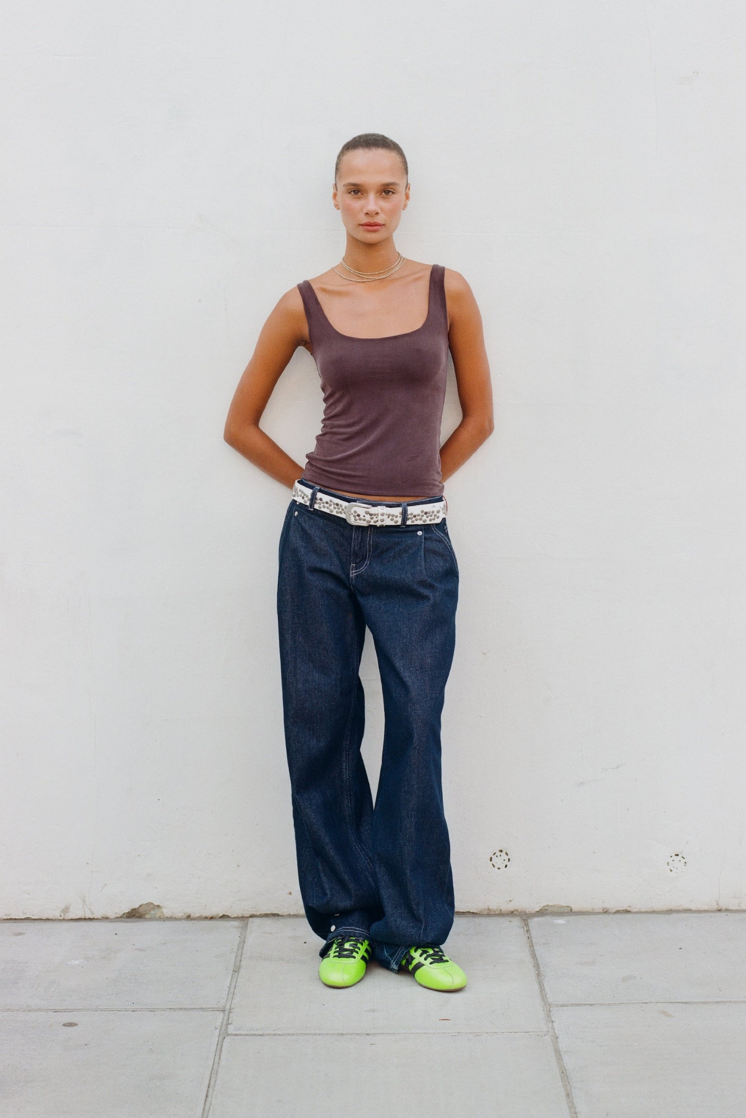 Lita Tailored Jeans, Indigo Rinse