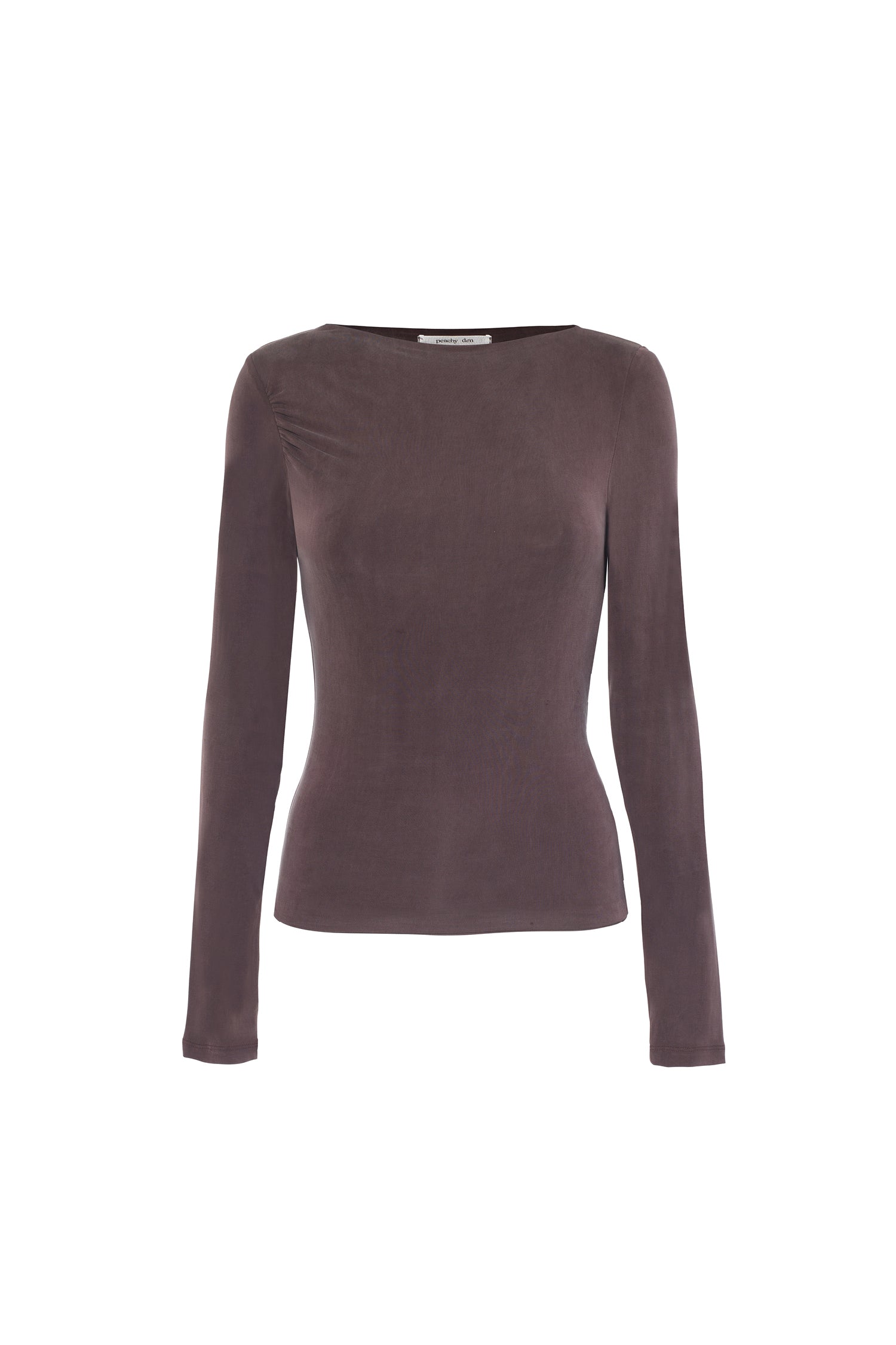 The Kylie Long Sleeve Top, Chocolate