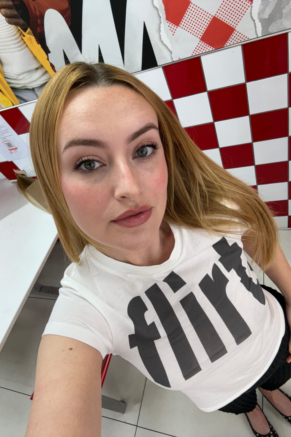 The Amelia Flirt T-Shirt, White
