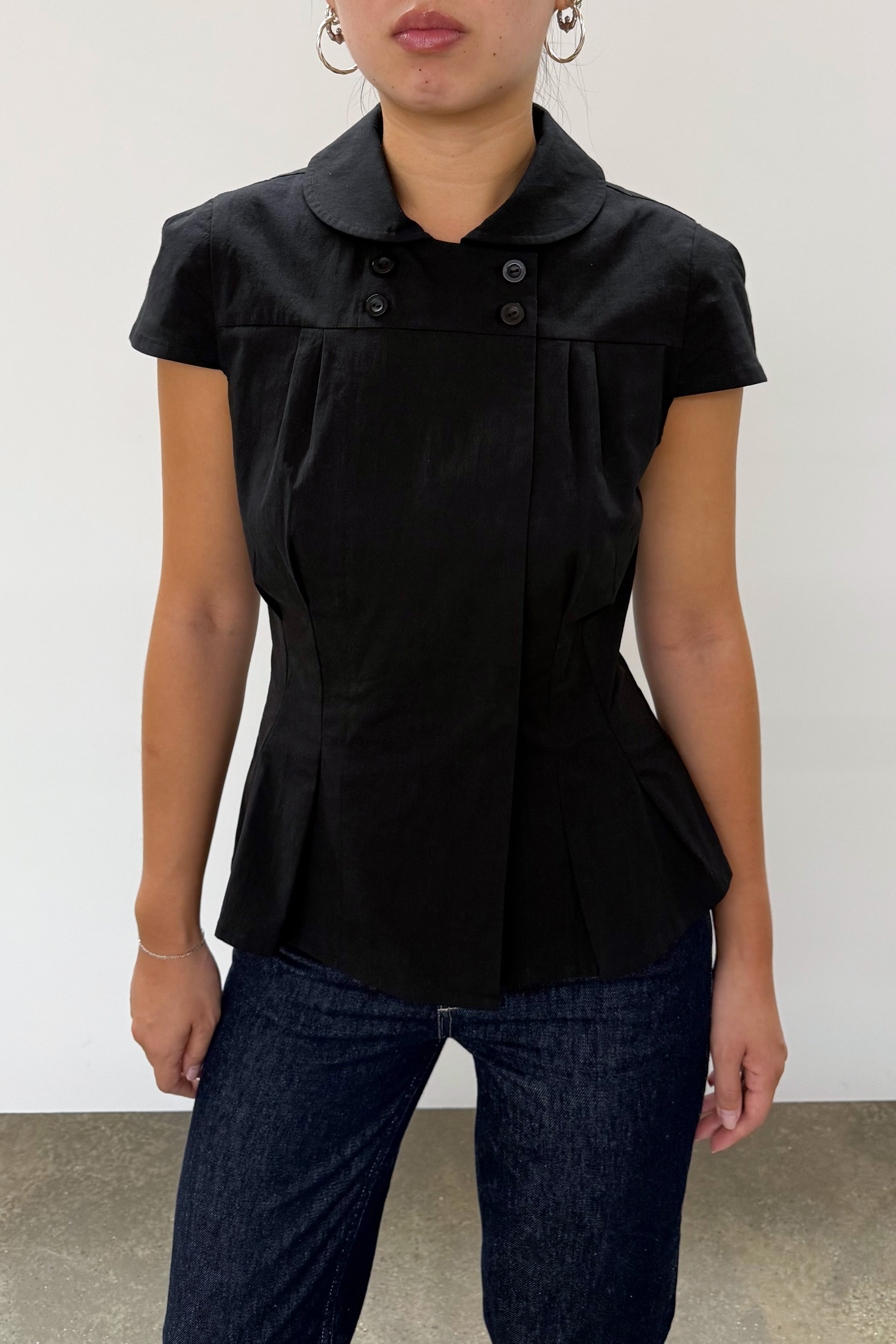 The Missy Blouse, Onyx