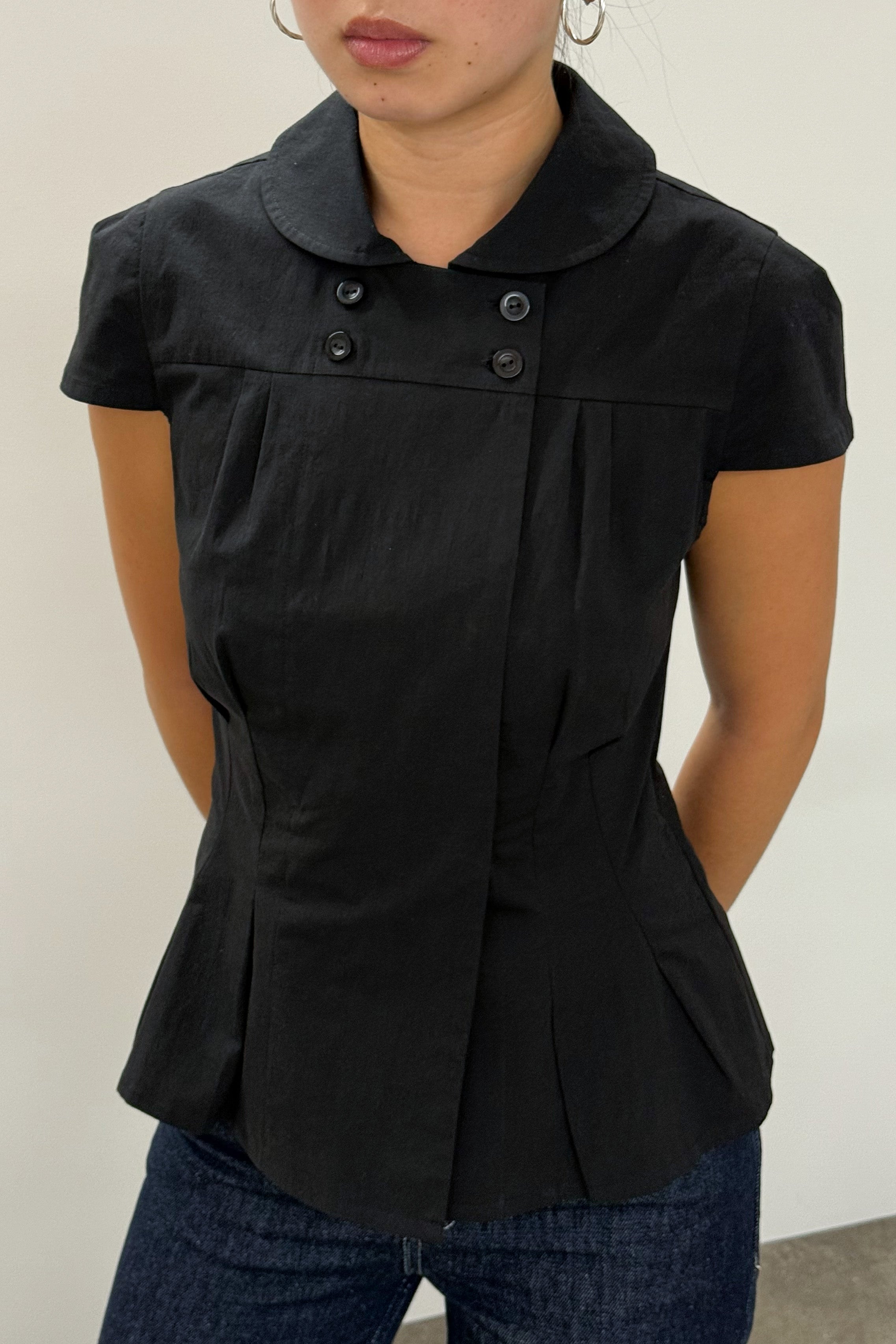 The Missy Blouse, Onyx