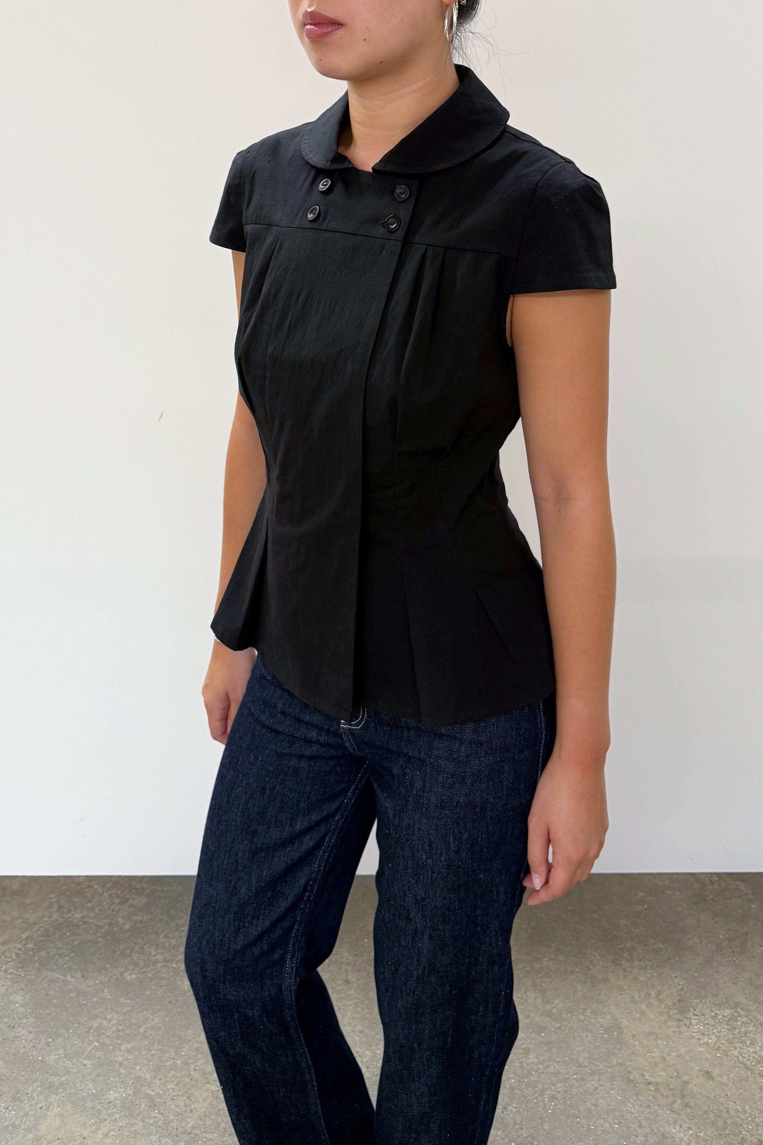 The Missy Blouse, Onyx