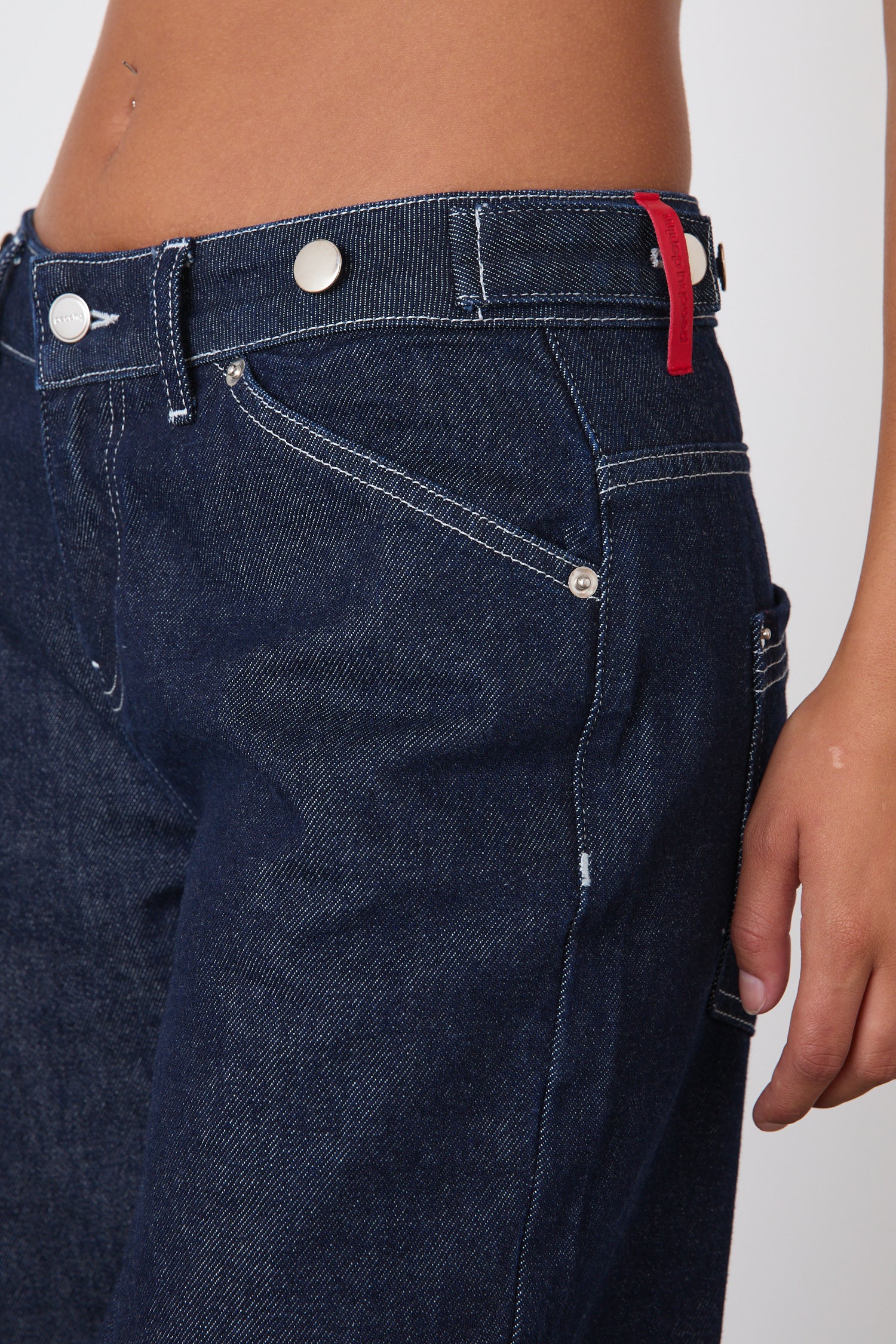 The Goldie Relaxed Leg Jeans, Indigo Rinse