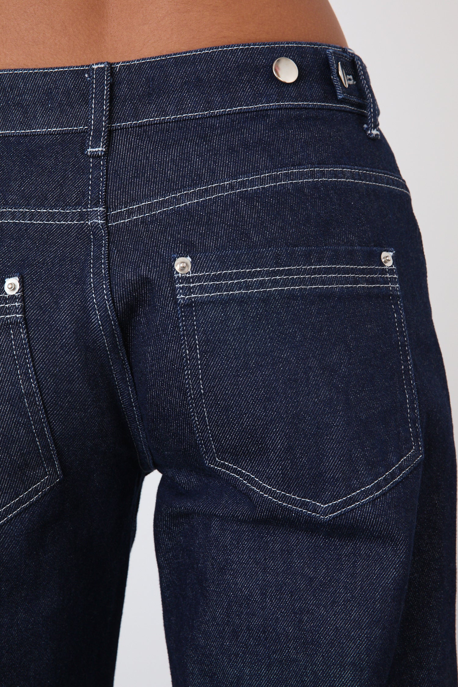 The Goldie Wide Leg Jeans, Indigo Rinse