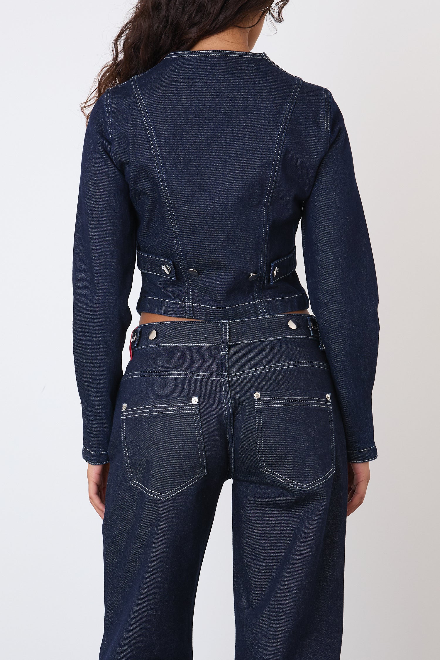 The Goldie Wide Leg Jeans, Indigo Rinse