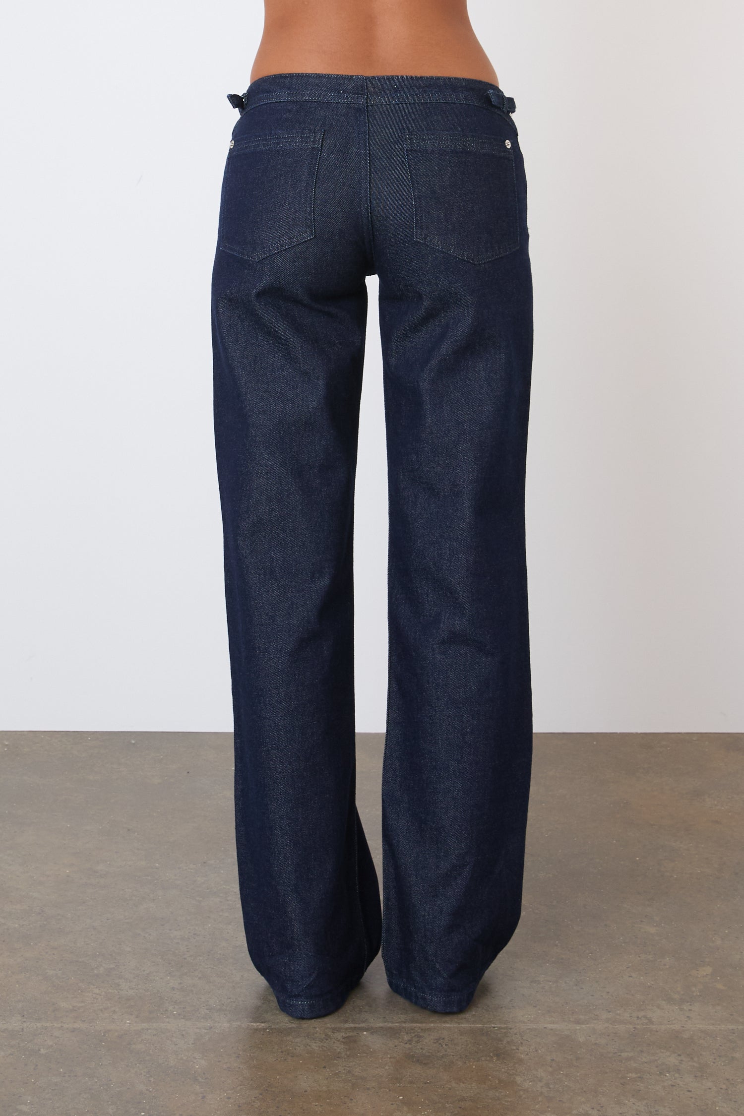 The Stevie Low Rise Jeans, Indigo Rinse
