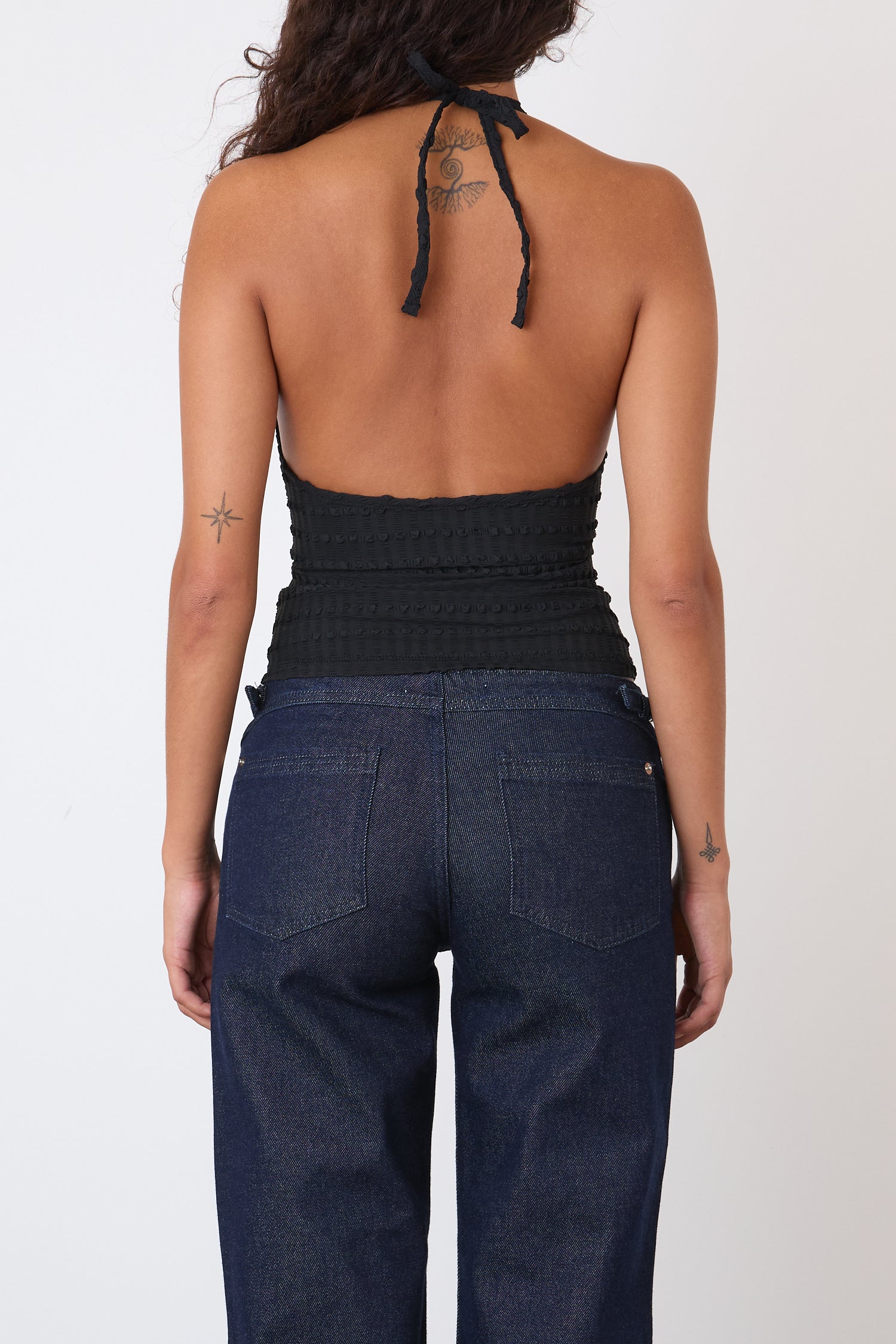 The Cindy Halter Top, Black