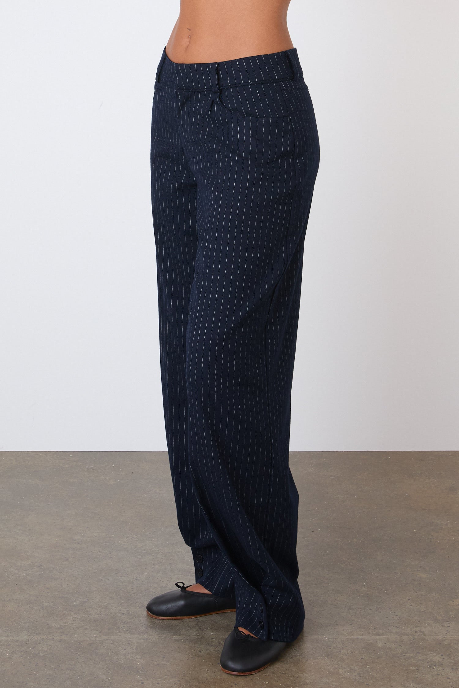 Bardot Trousers, Ink