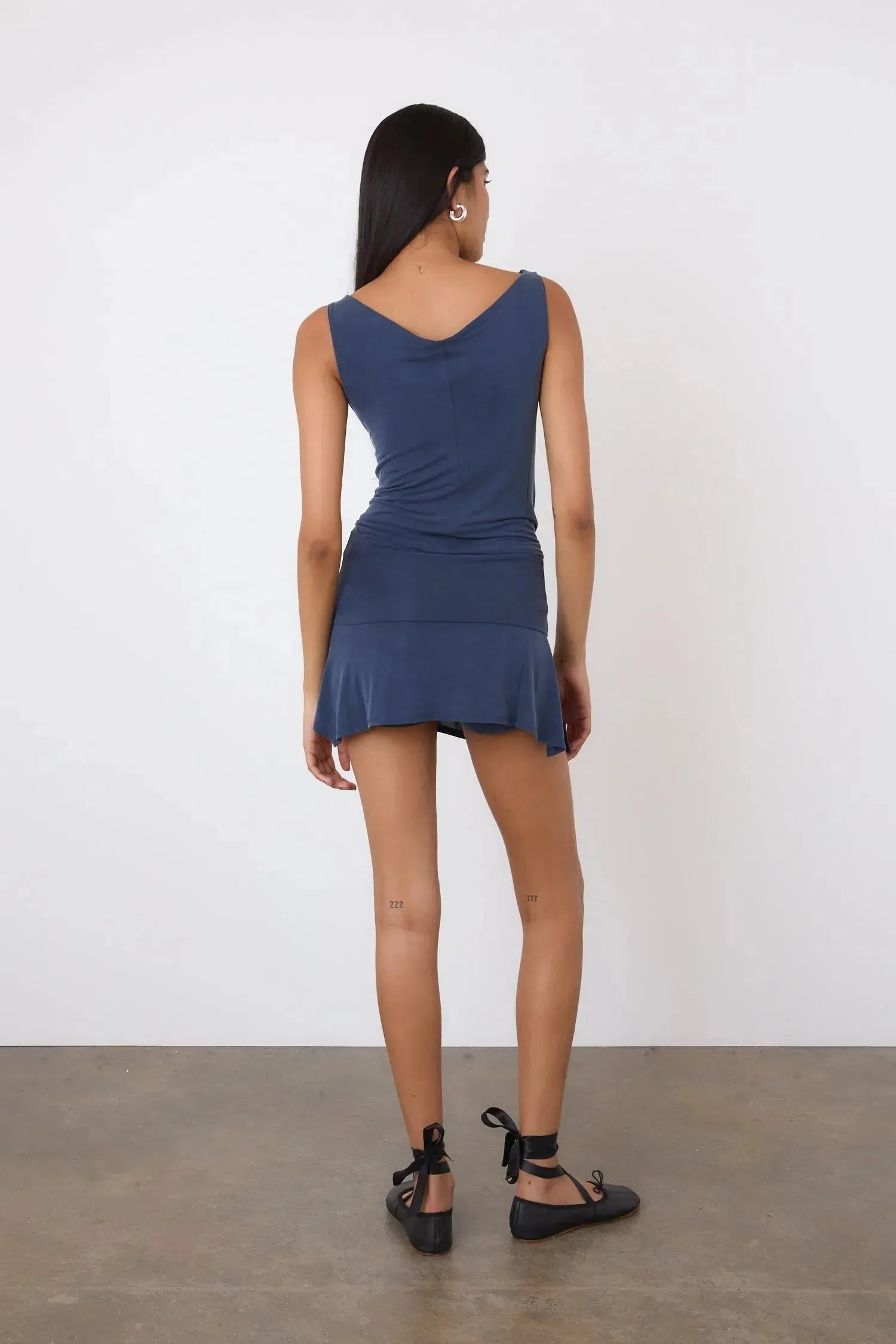 The Kylie Skort, Denim Blue