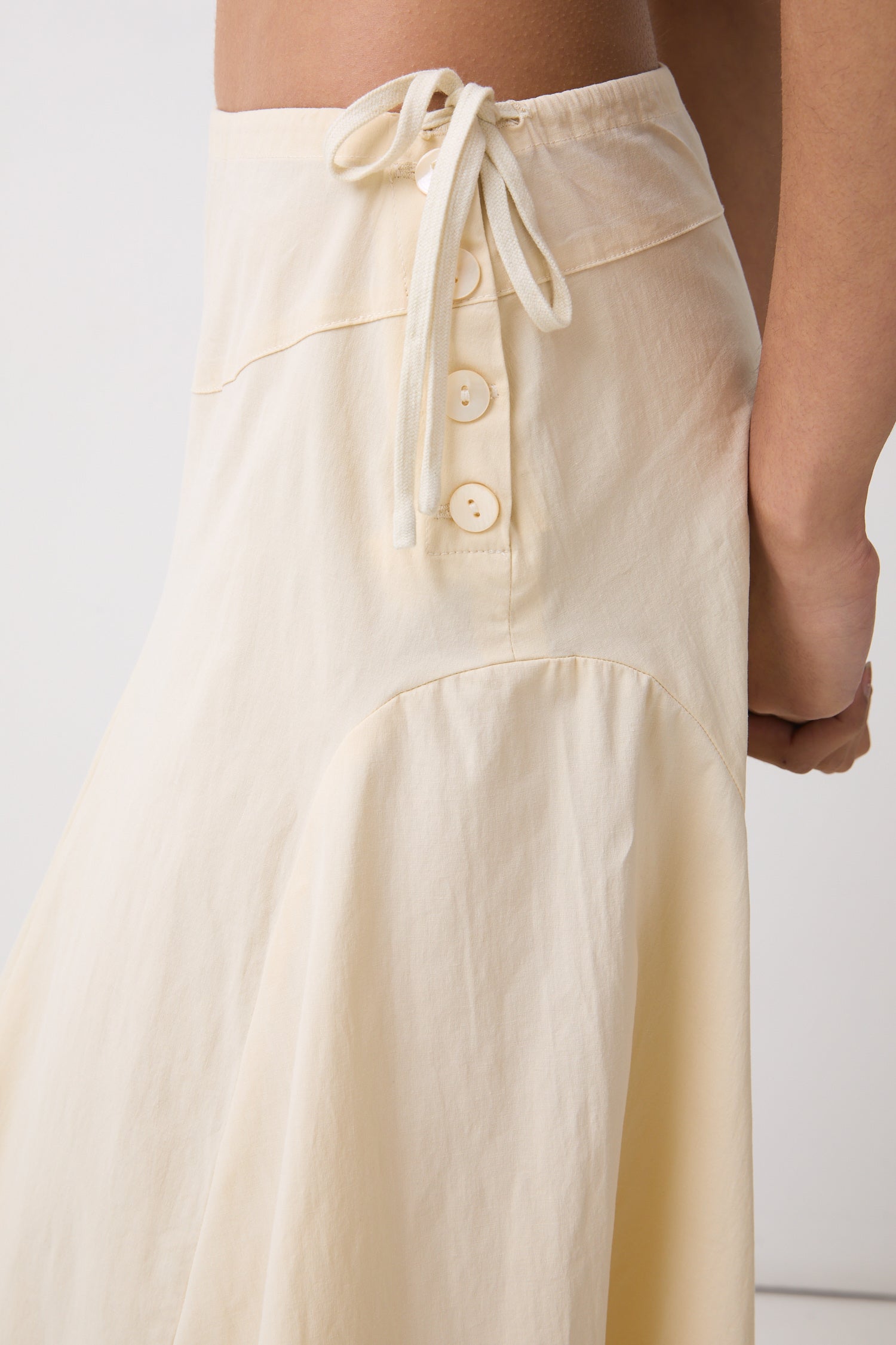 Missy Midi Skirt, Parchment