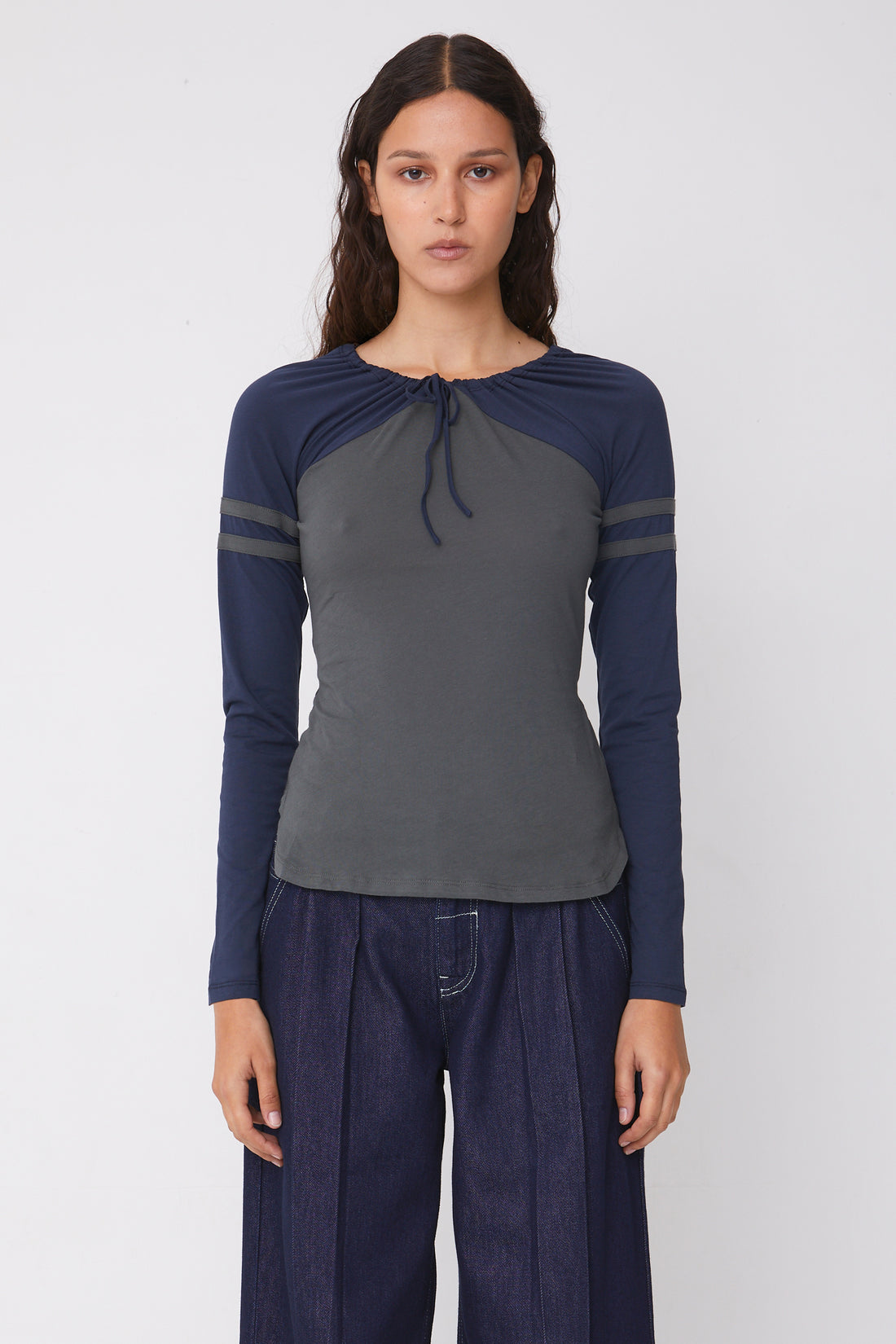 Bebe Long Sleeve Top, Moonlight