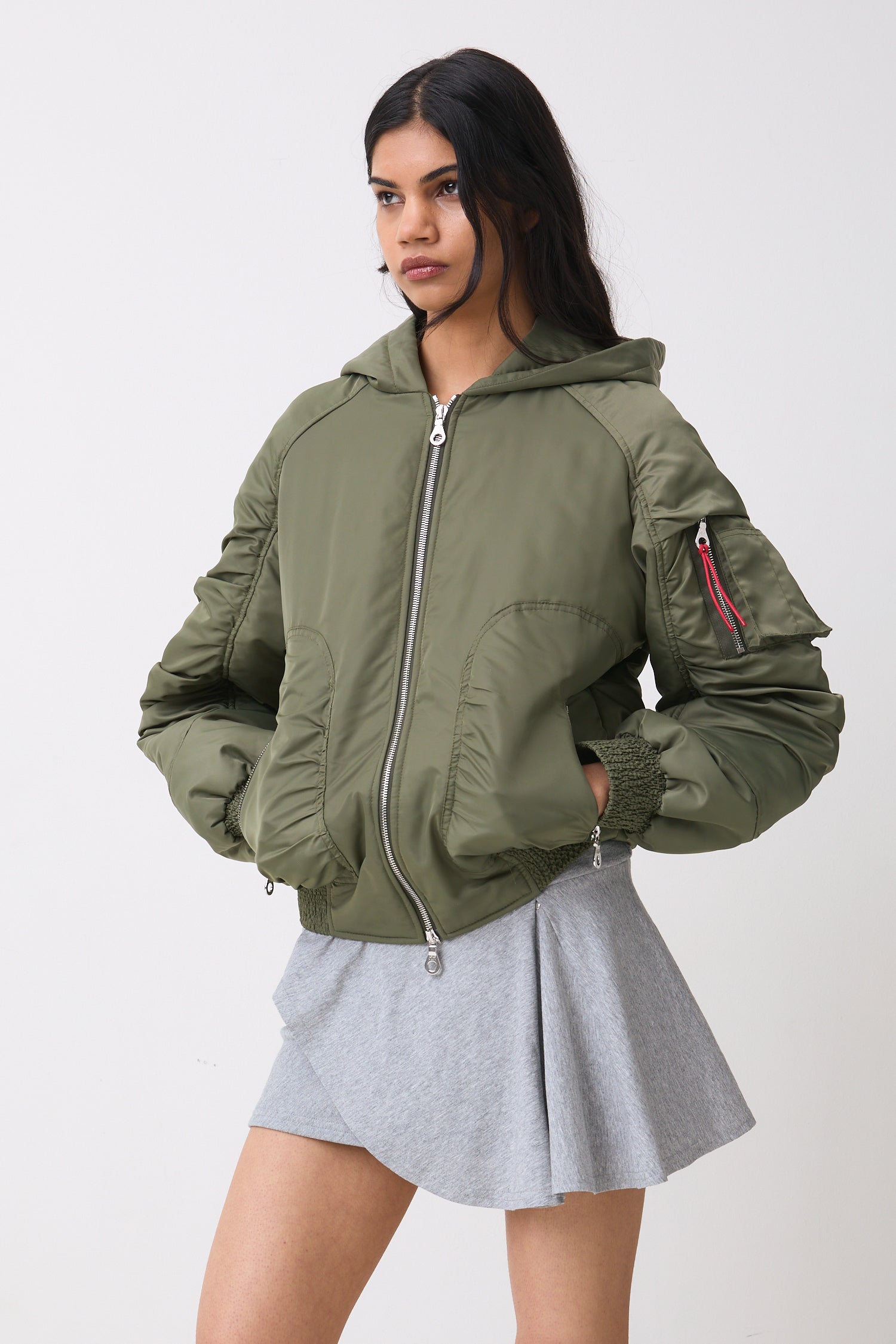The Penny Flight Jacket, Moss