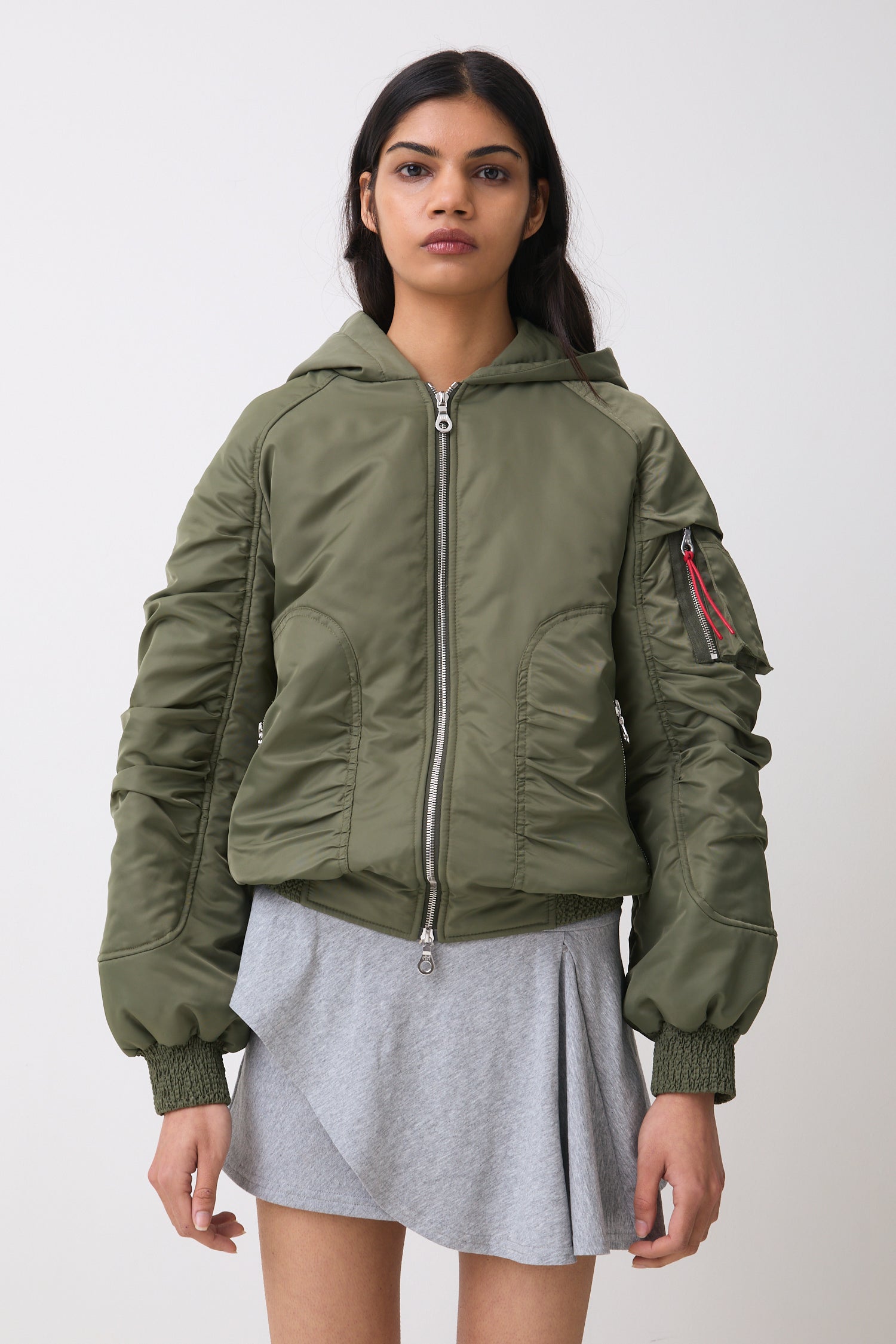 The Penny Flight Jacket, Moss