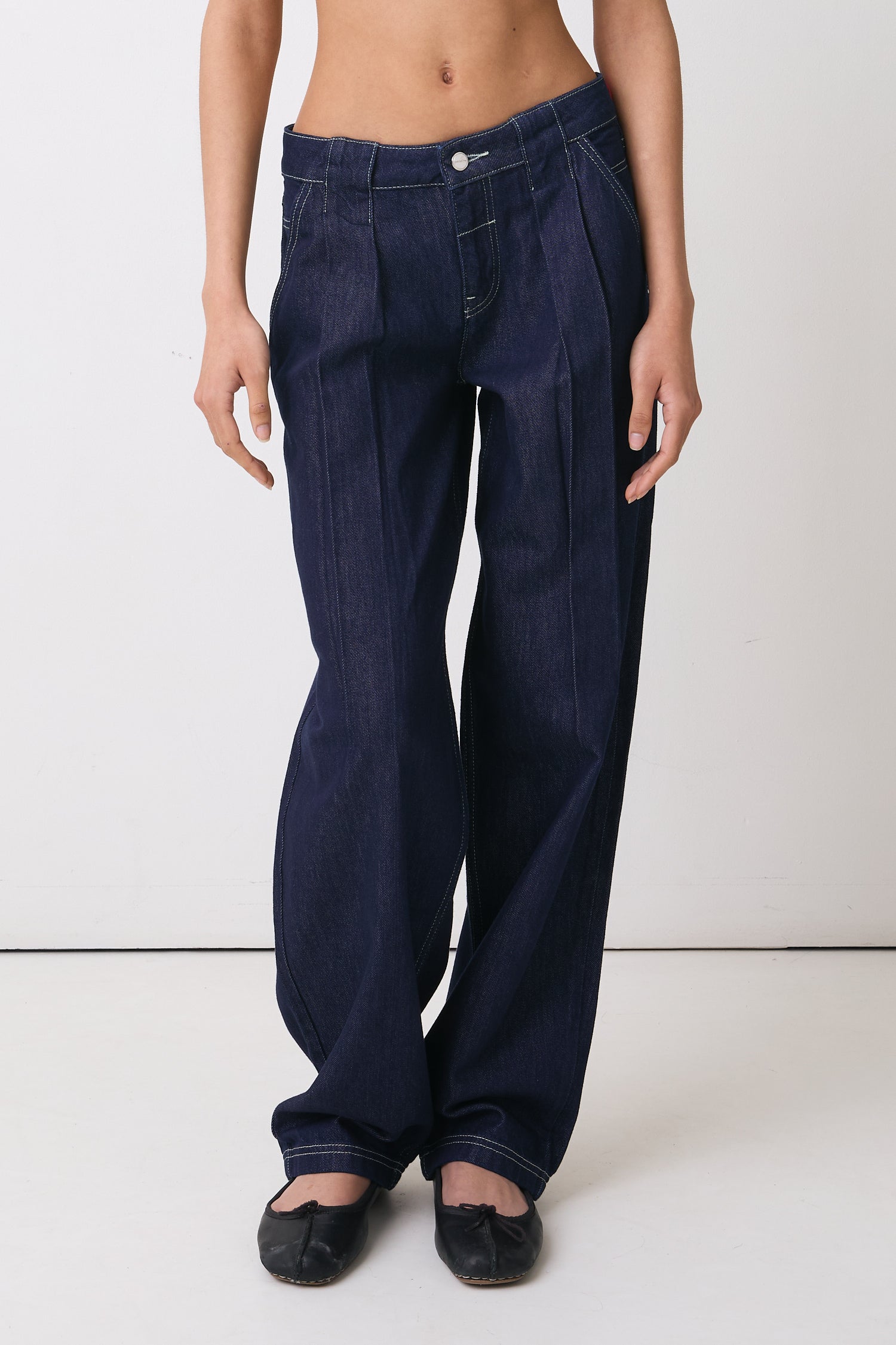 The Pamela Tuck Jeans, Raw Indigo