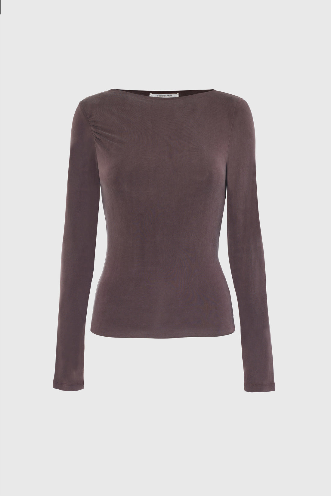 Kylie Long Sleeve Top, Chocolate