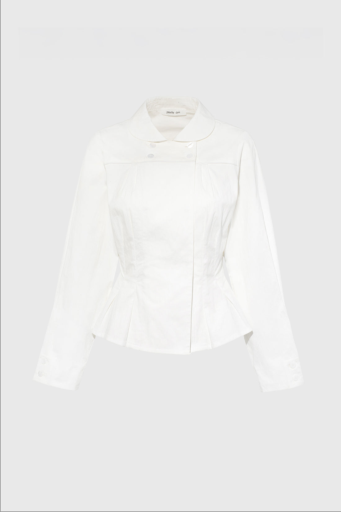 Missy Long Sleeve Blouse, Porcelain