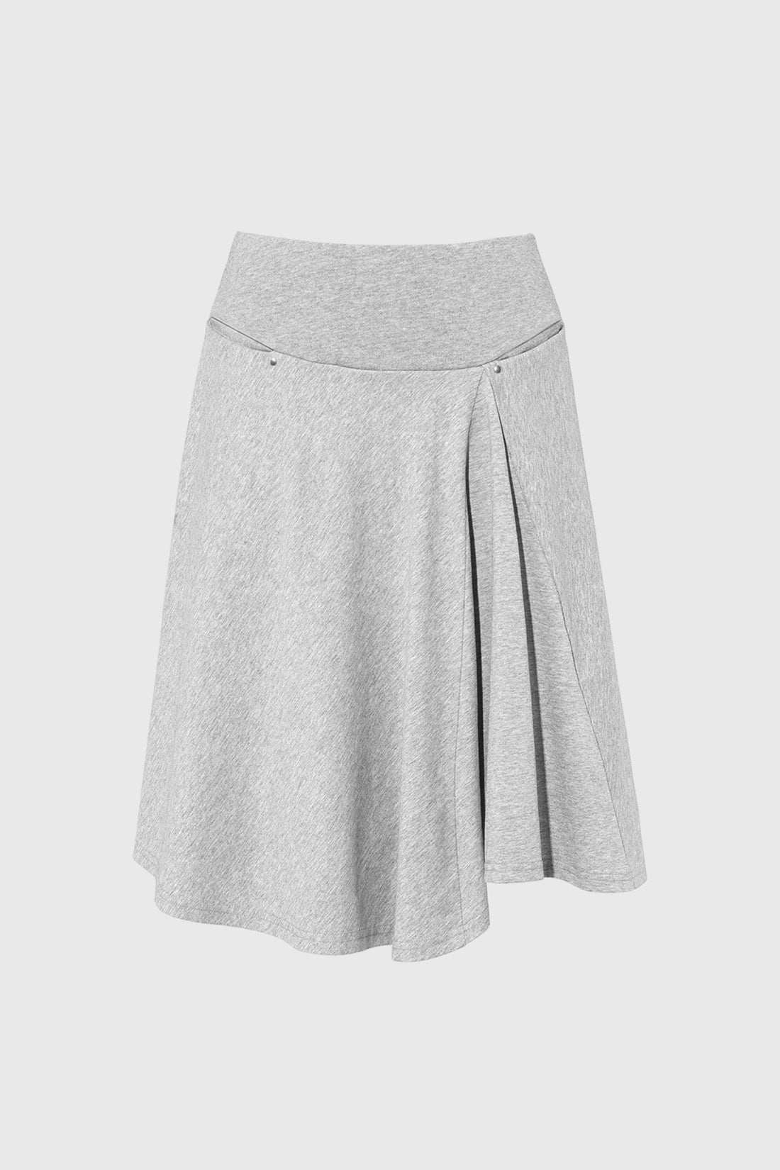 Joni Midi Skirt, Grey Marl
