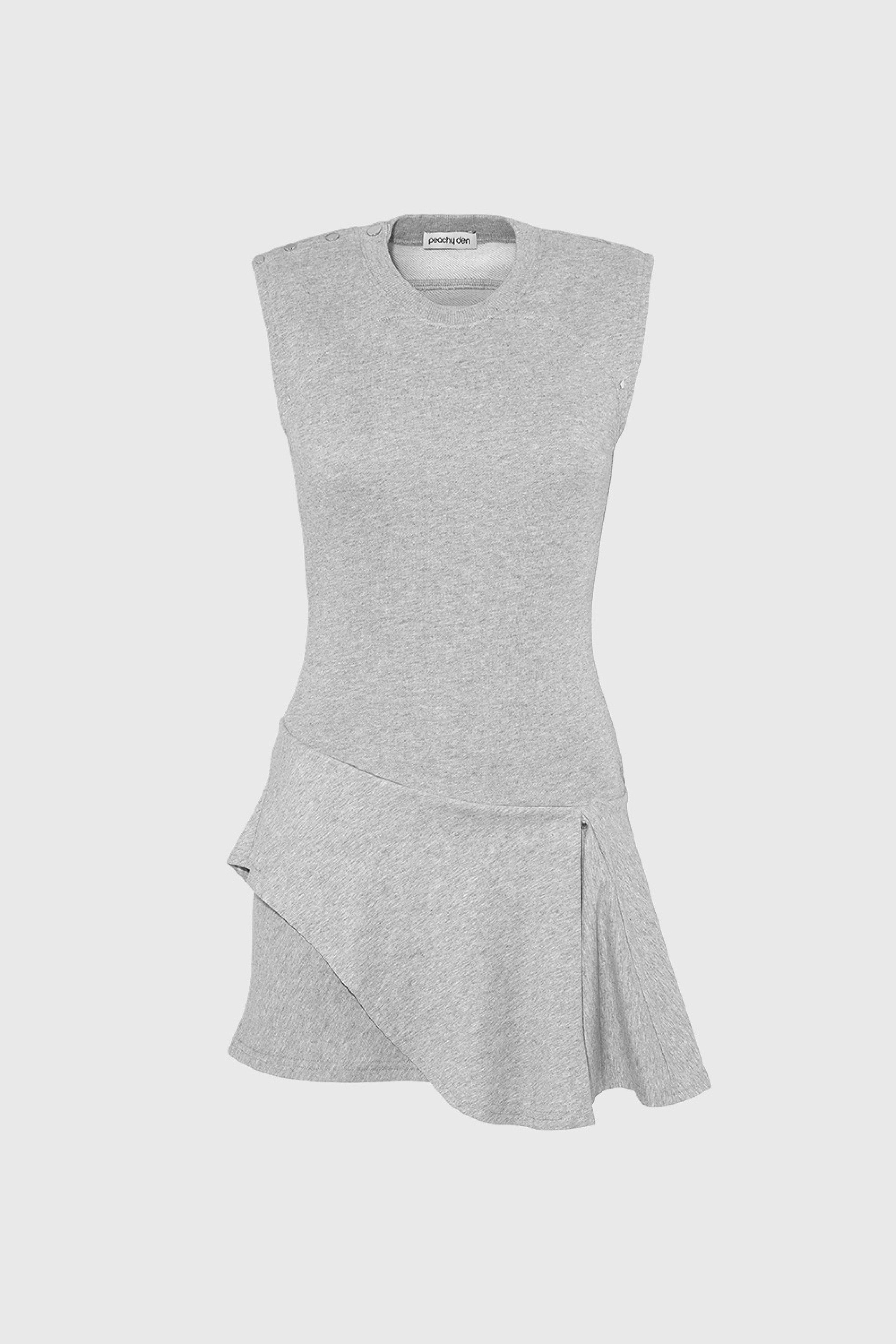 Joni Skort Dress, Grey Marl