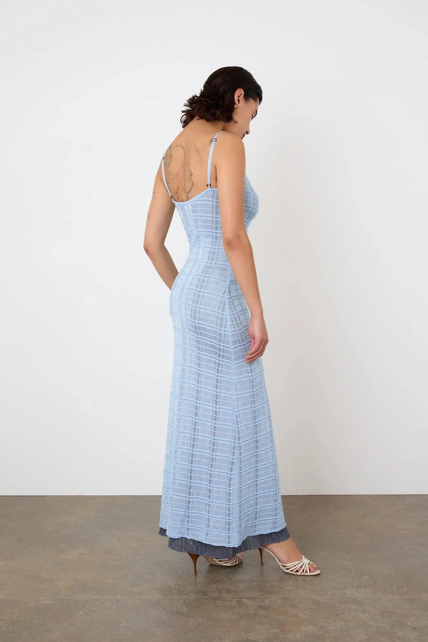 The Agnes Maxi Dress, Rain - Peachy Den