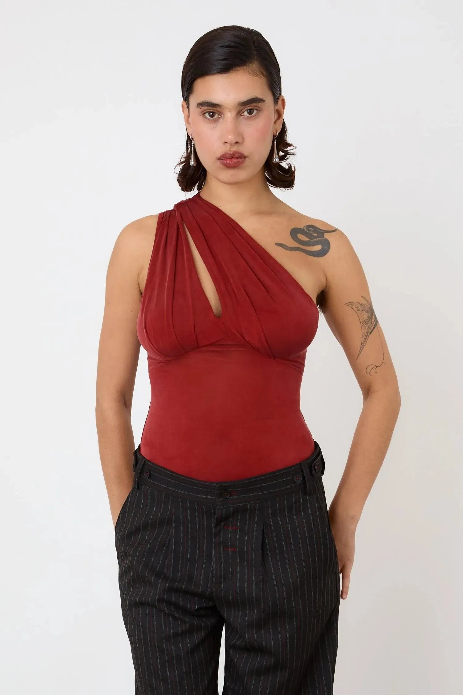 The Kylie Asymmetric Top, Redsandstone - Main Image