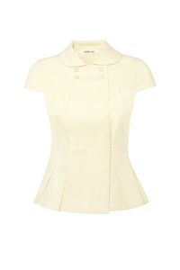 The Missy Blouse, Parchment