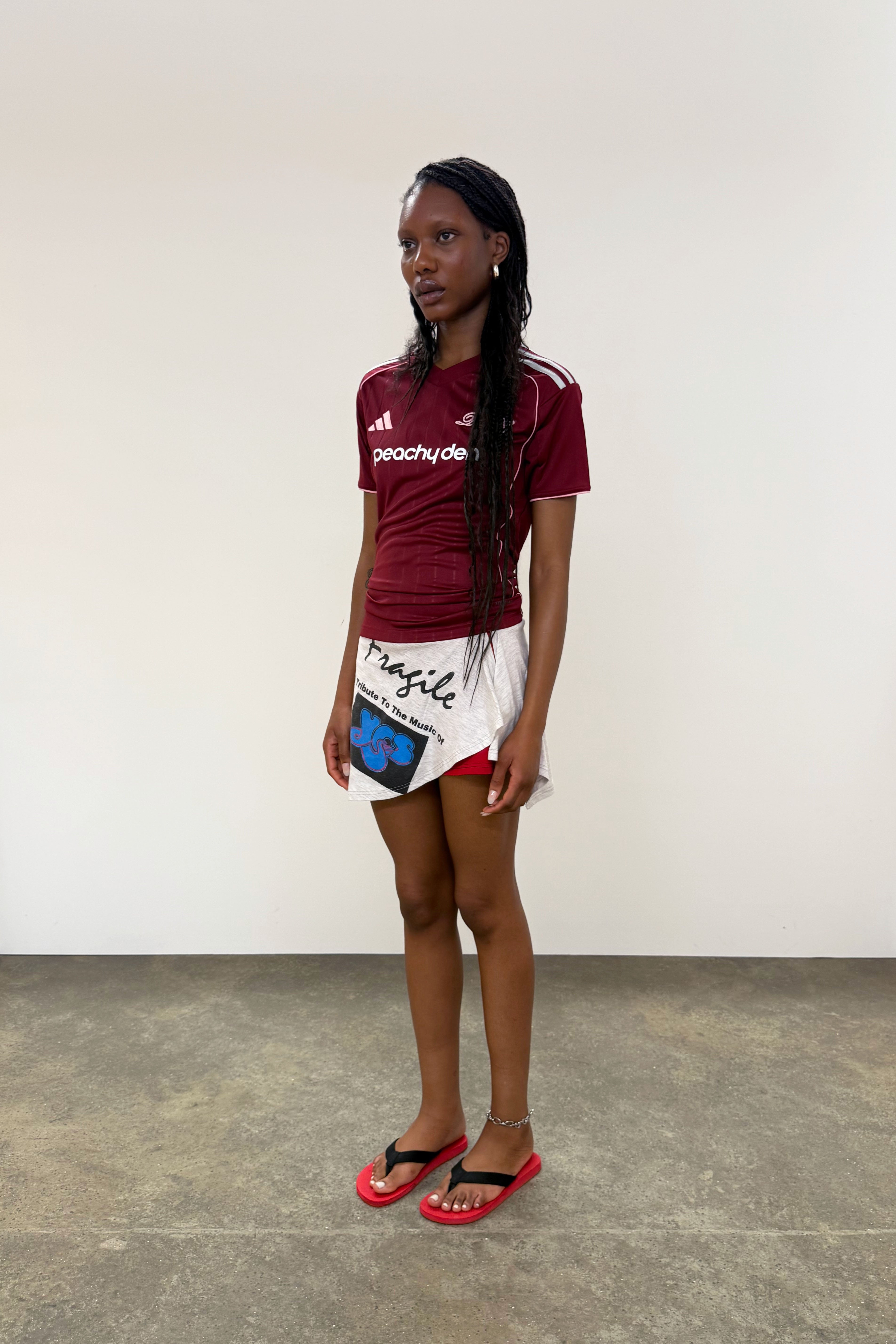 The Peachy FC x Adidas Away Jersey, Burgundy