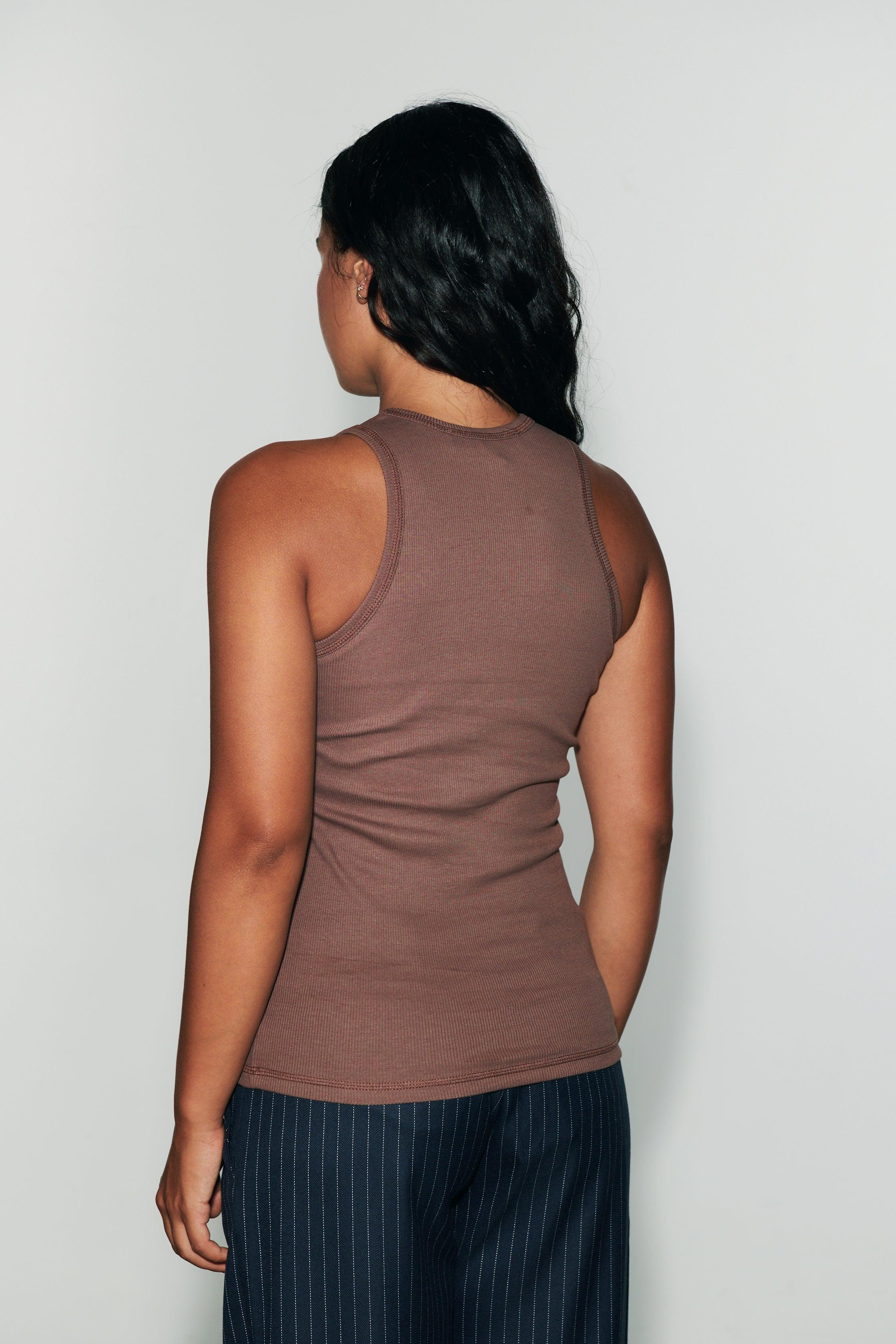 The Carrie Vest, Taupe - Peachy Den
