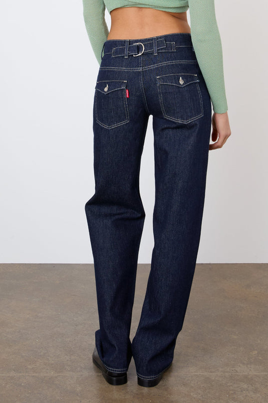 Joan Jean Indigo Rinse