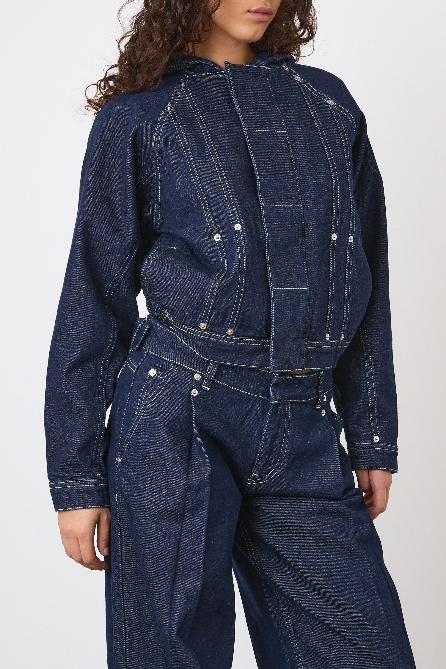 The Lita Tailored Denim Jacket, Indigo Rinse