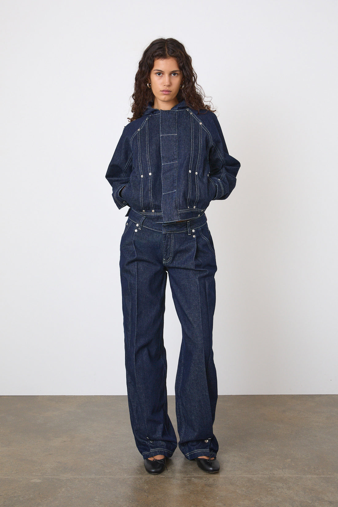 The Lita Tailored Denim Jacket, Indigo Rinse