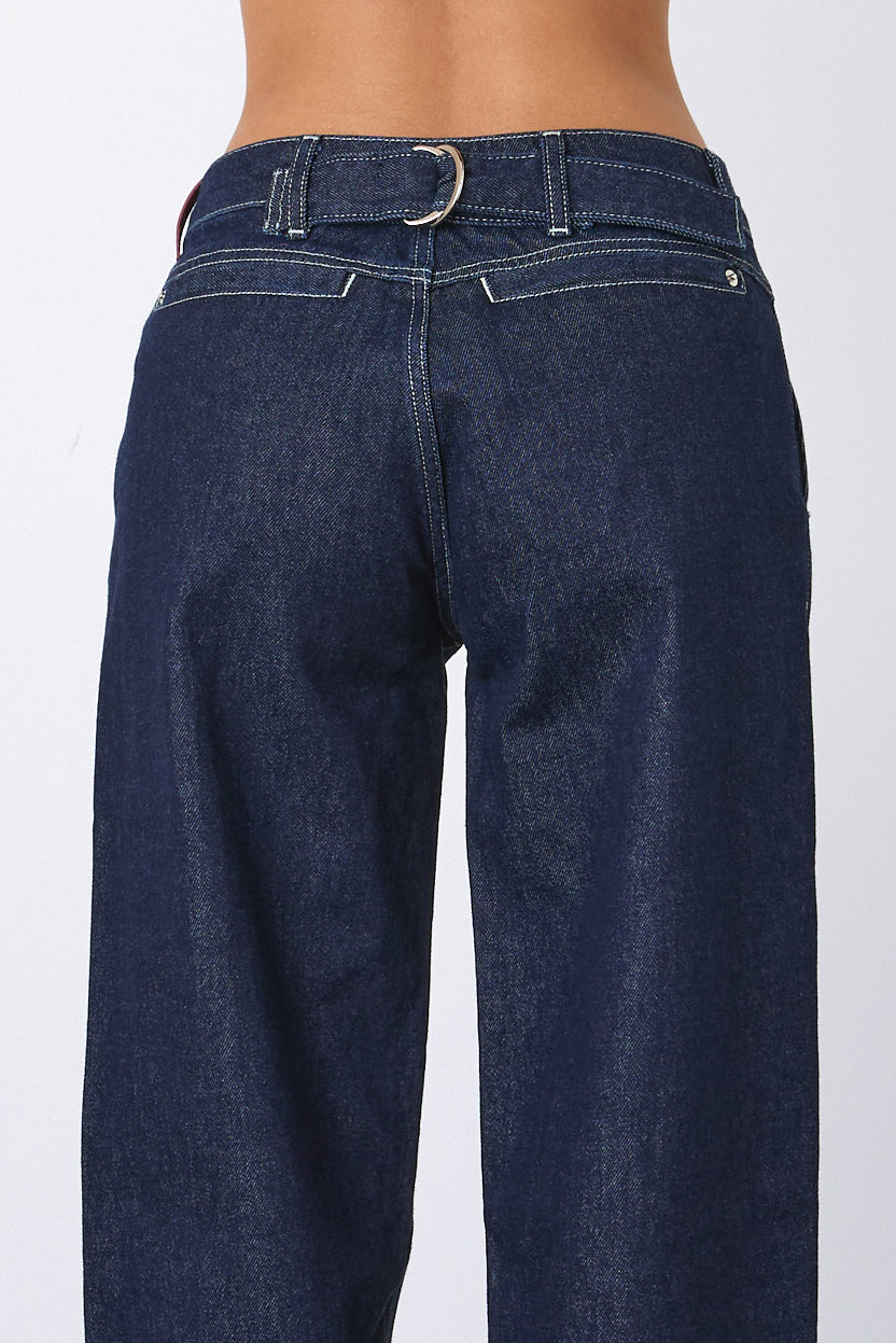 Lita Tailored Jeans, Indigo Rinse