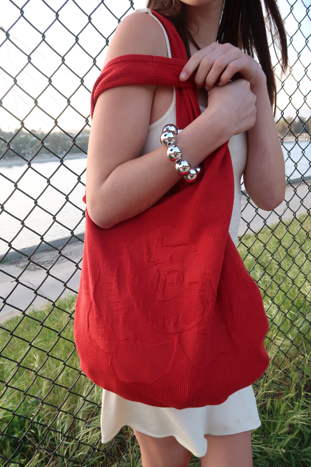 The Marie Knit Tote Bag, Jam