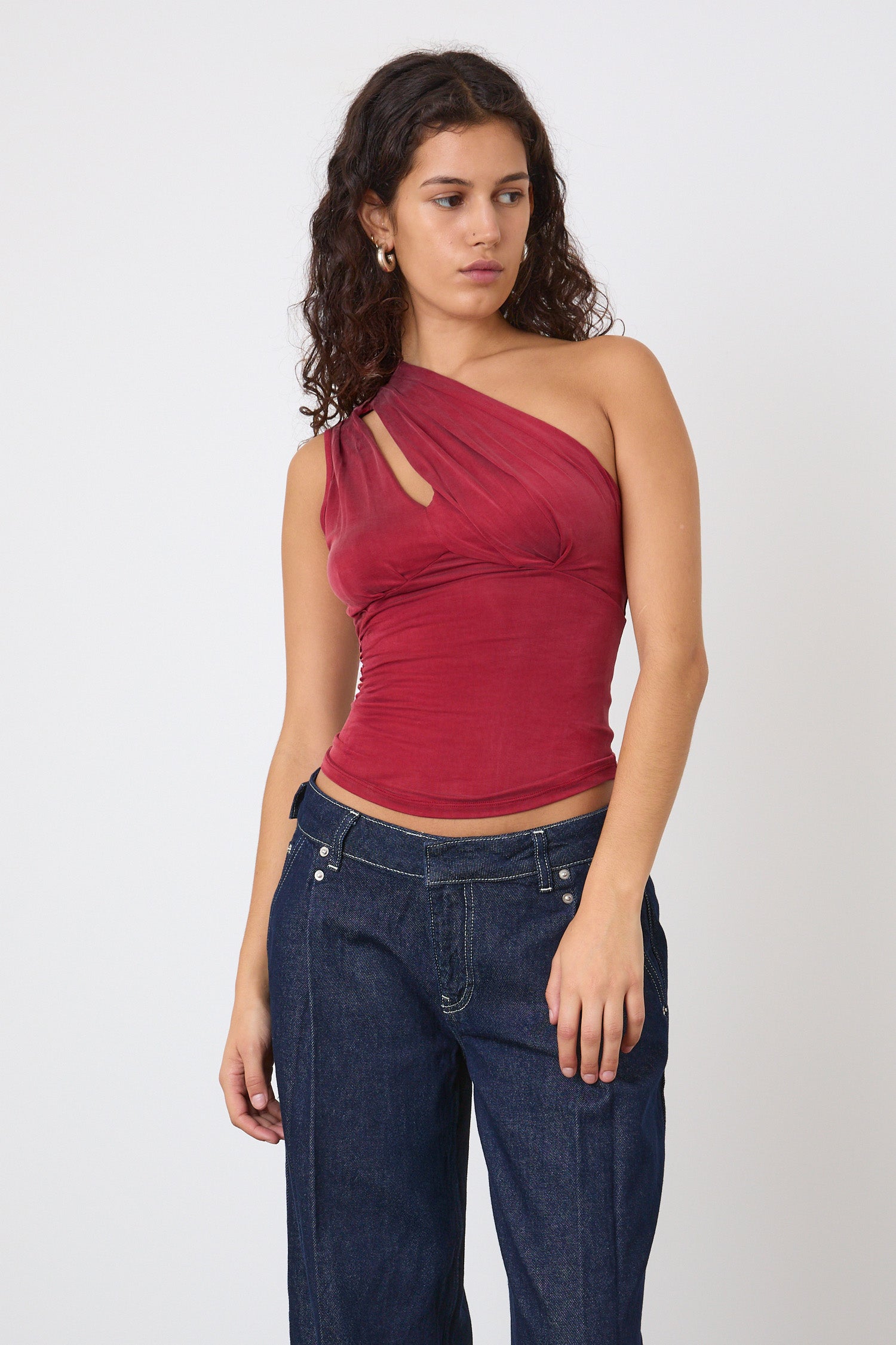 The Kylie Asymmetric Top, Redsandstone