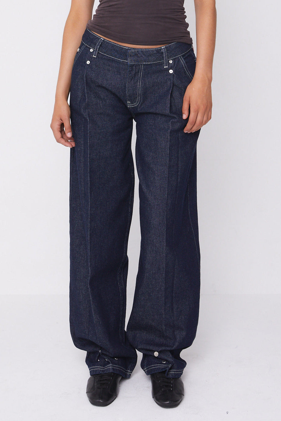Lita Tailored Jeans, Indigo Rinse