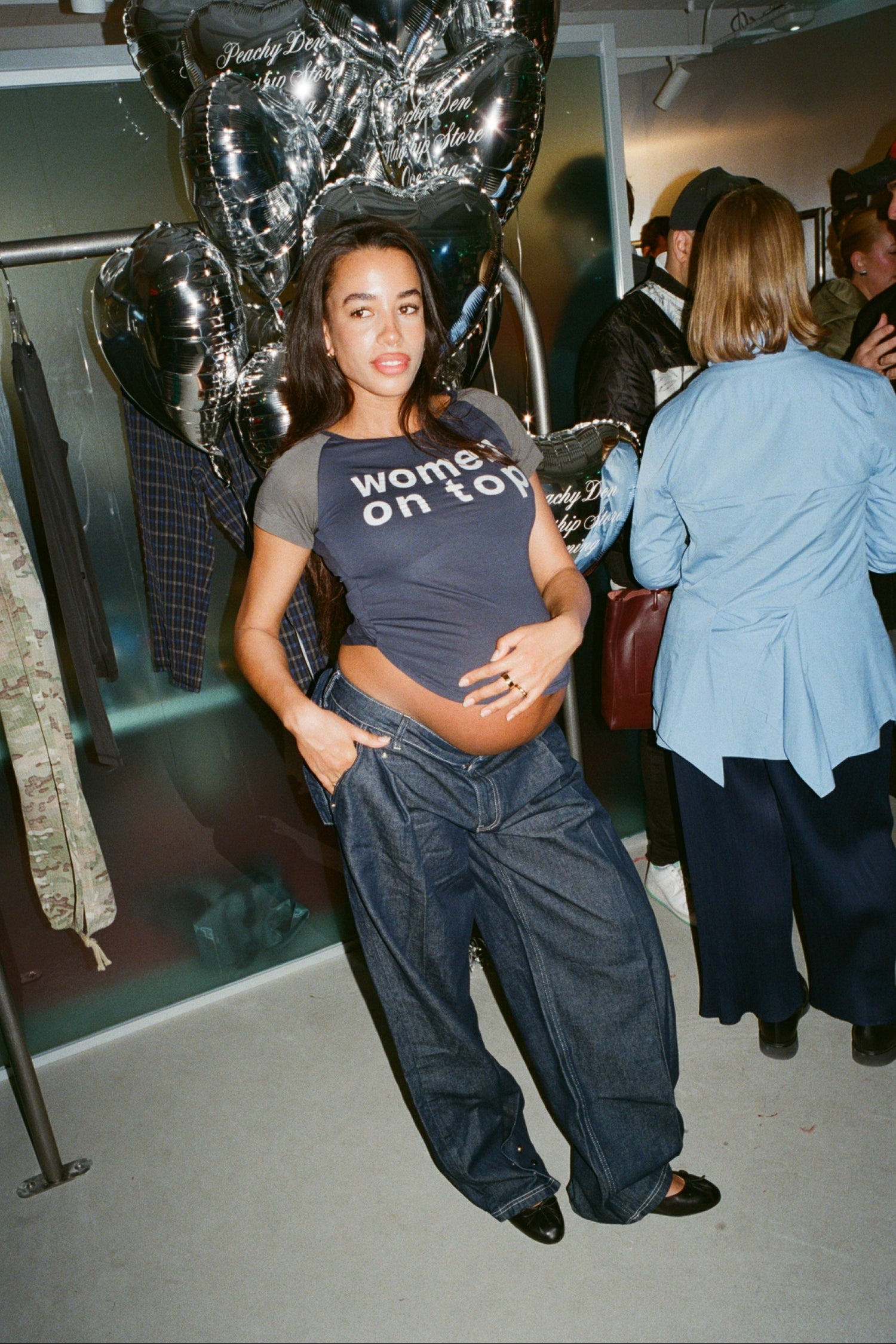 Lita Tailored Jeans, Indigo Rinse