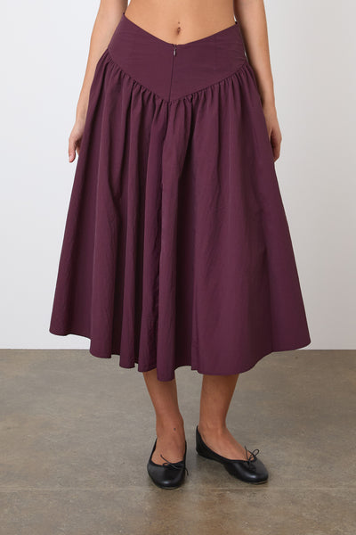 The Deba Midi Skirt, Robin | Liberty London Exclusive – Peachy Den