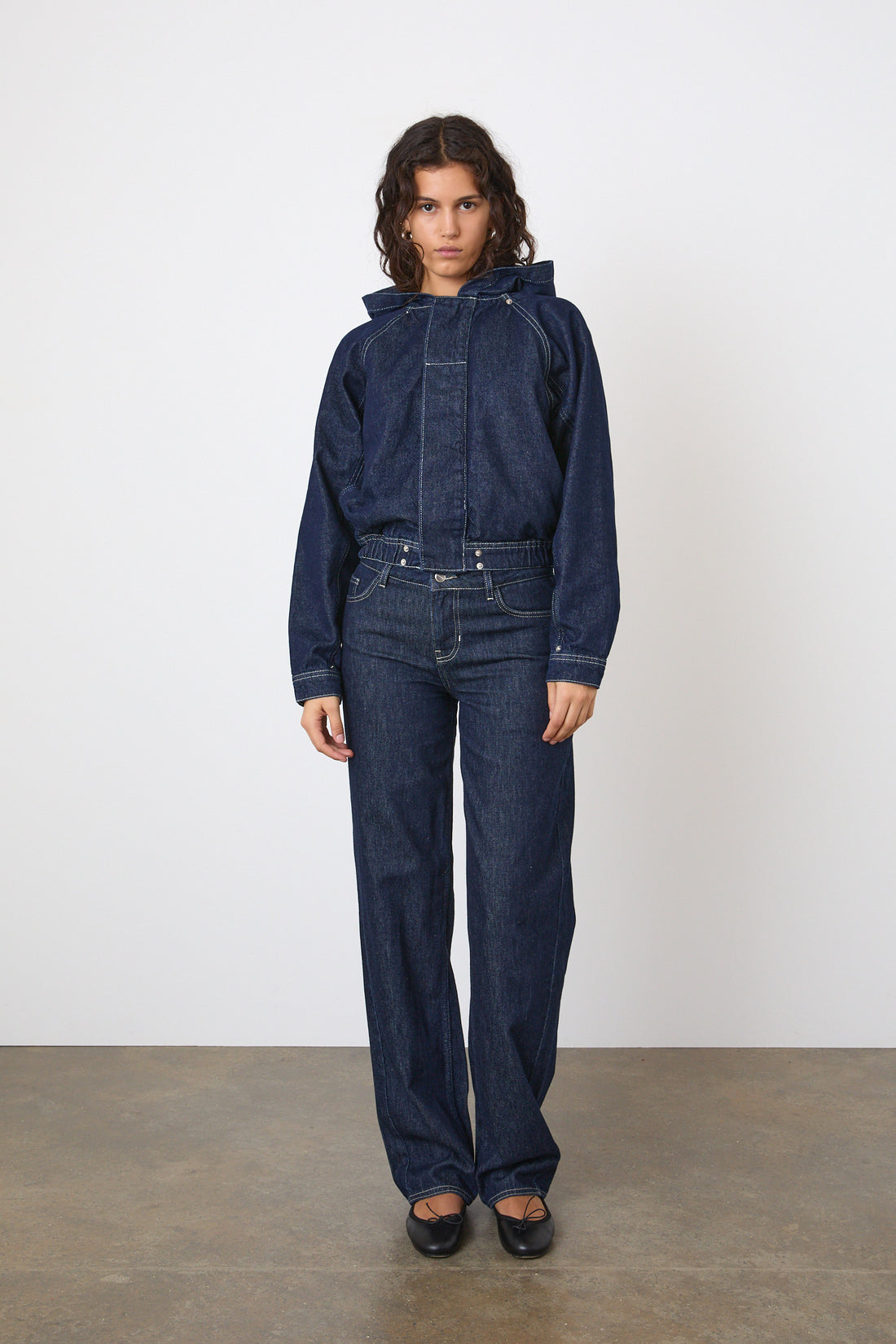 The Joan Soft Barrel Jeans, Indigo Rinse