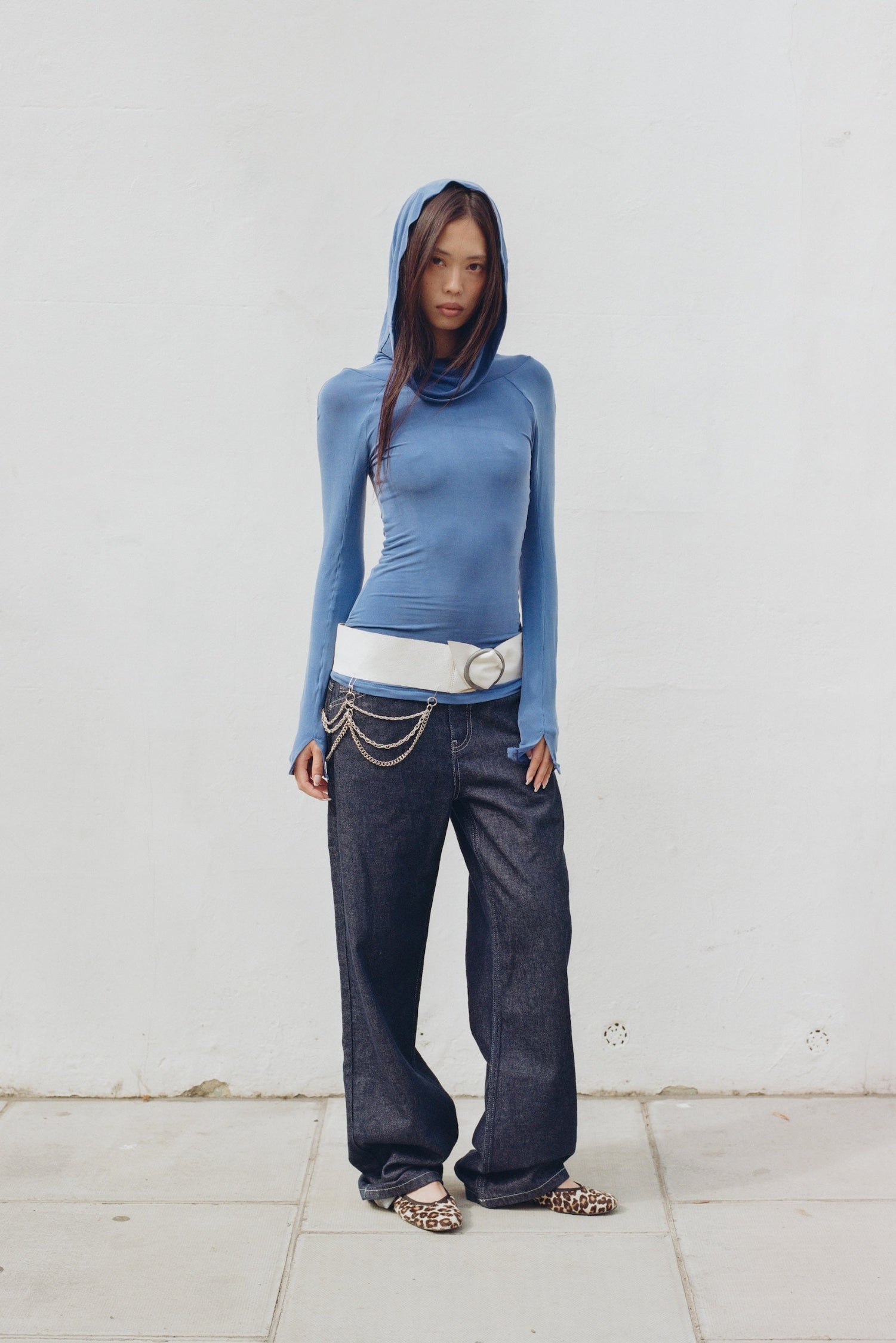 The Kylie Cold Shoulder Top, Lapis