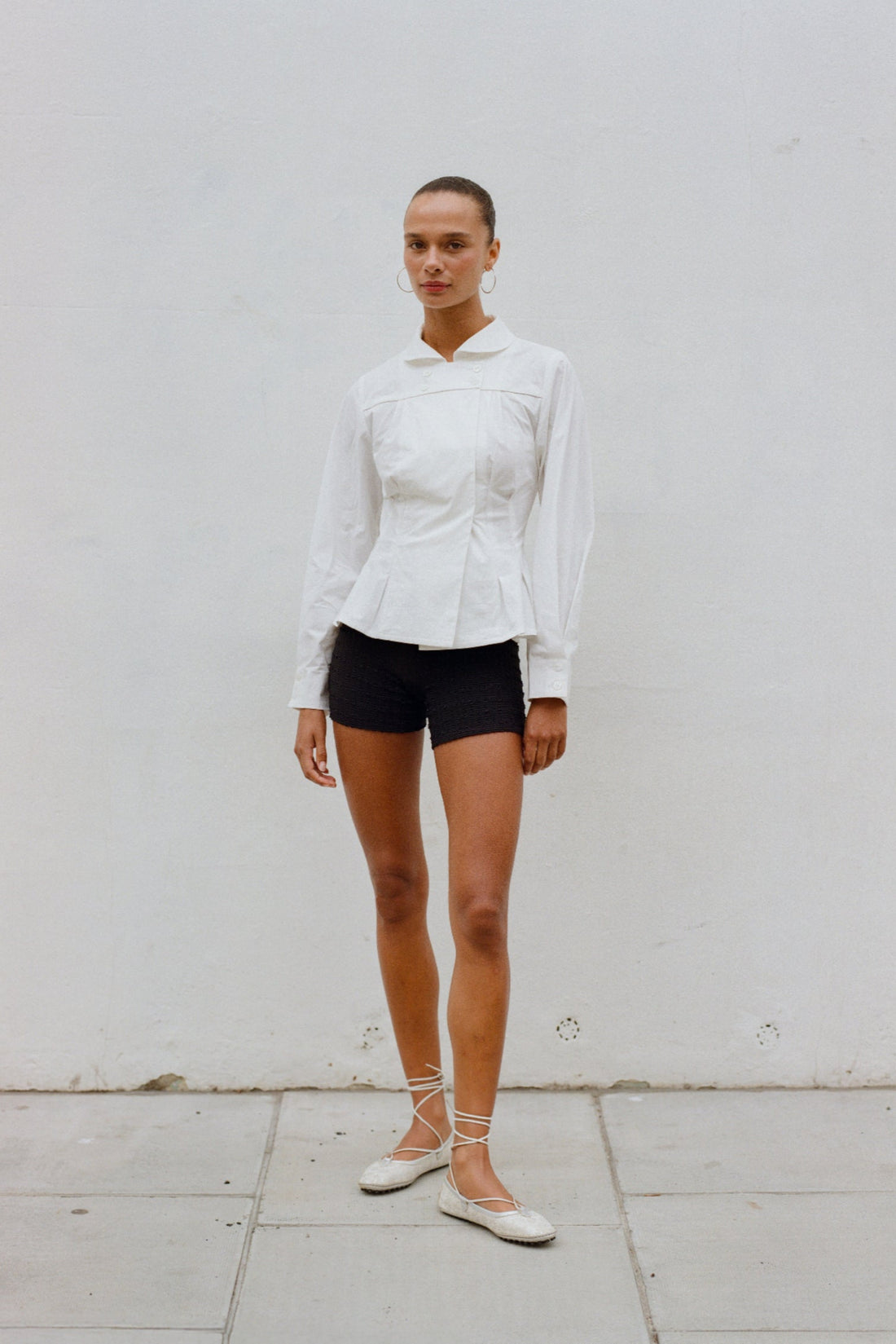 The Missy Long Sleeve Blouse, Porcelain