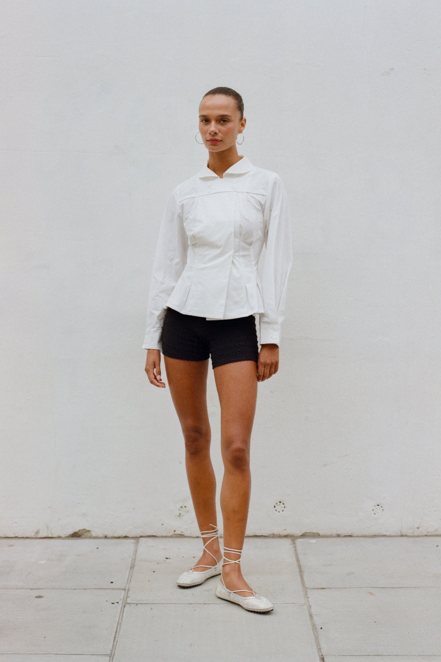 The Missy Long Sleeve Blouse, Porcelain