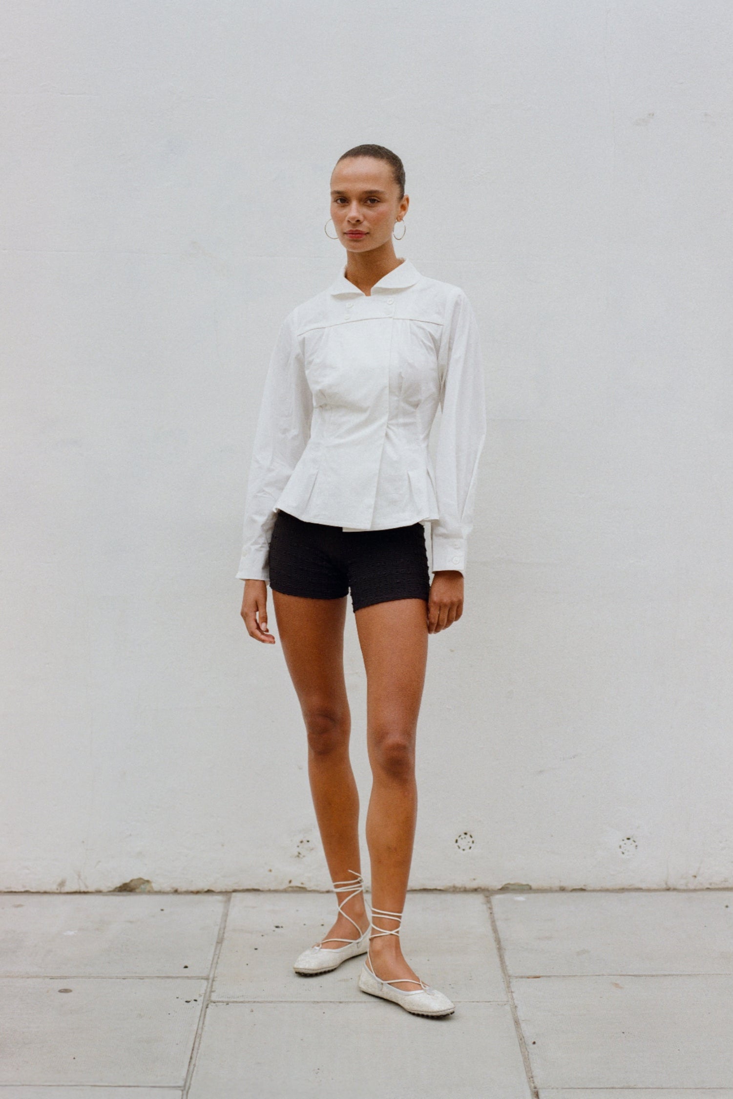 The Missy Long Sleeve Blouse, Porcelain