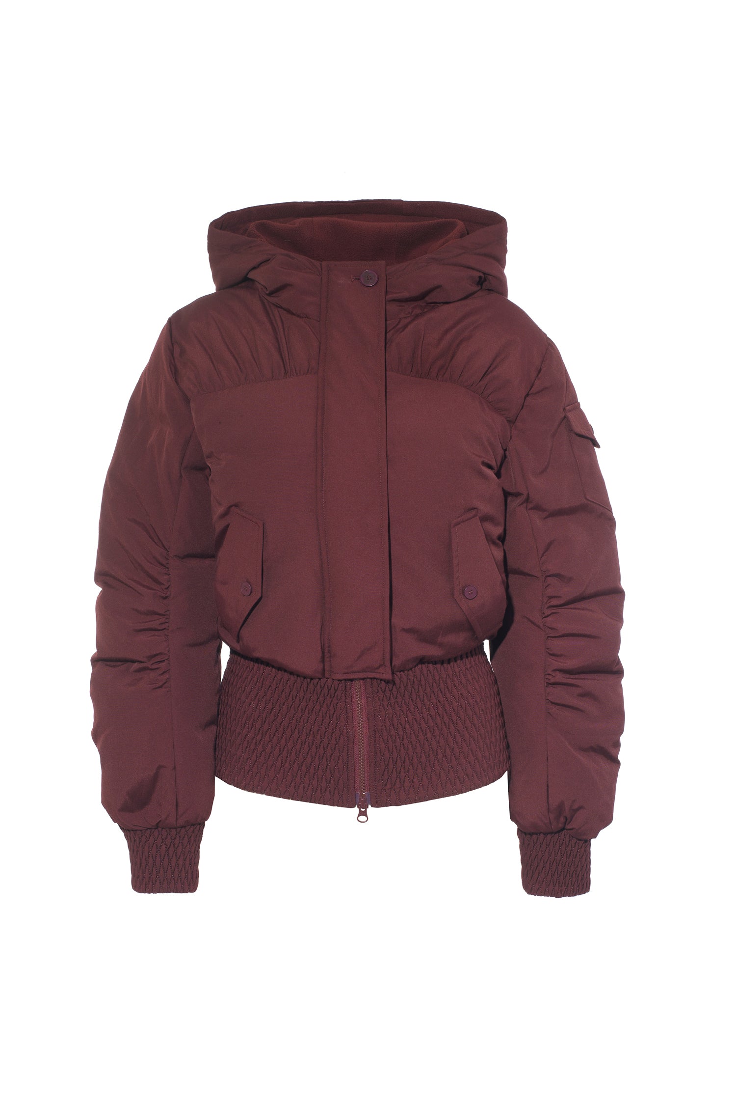 The Sandy Puffer, Burgundy
