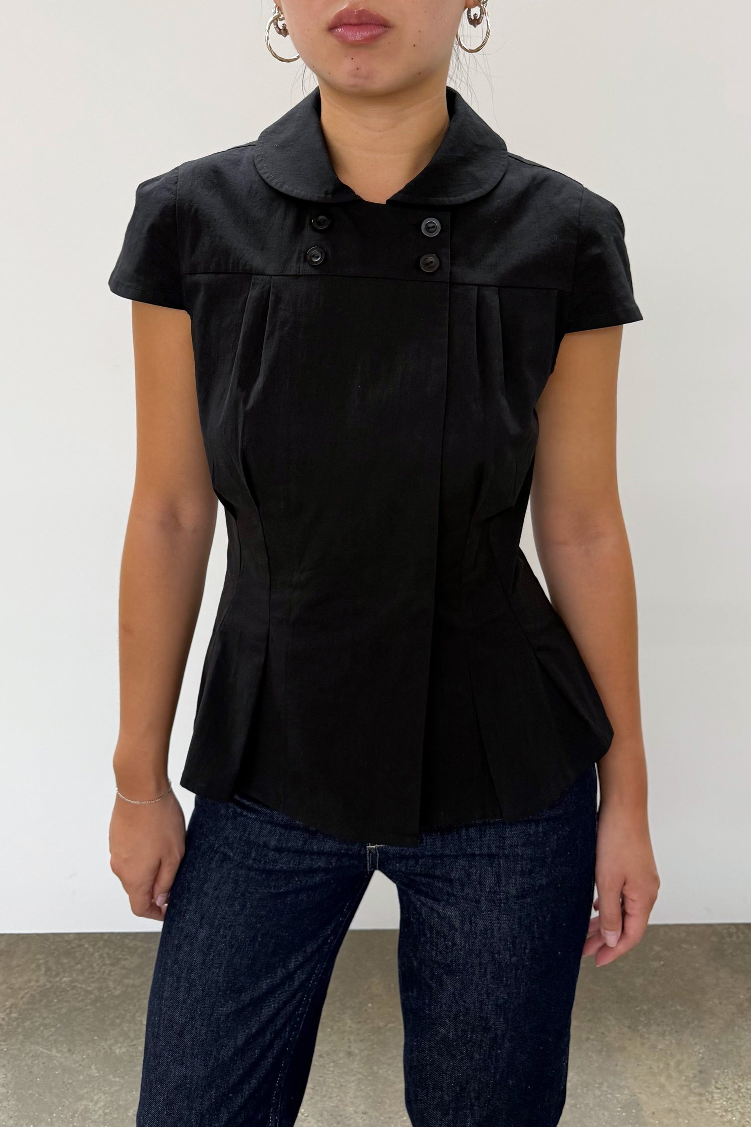 The Missy Blouse, Onyx