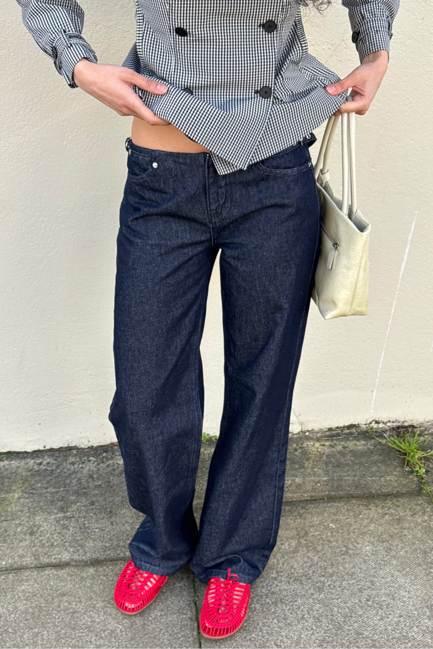 The Stevie Low Rise Jeans, Indigo Rinse