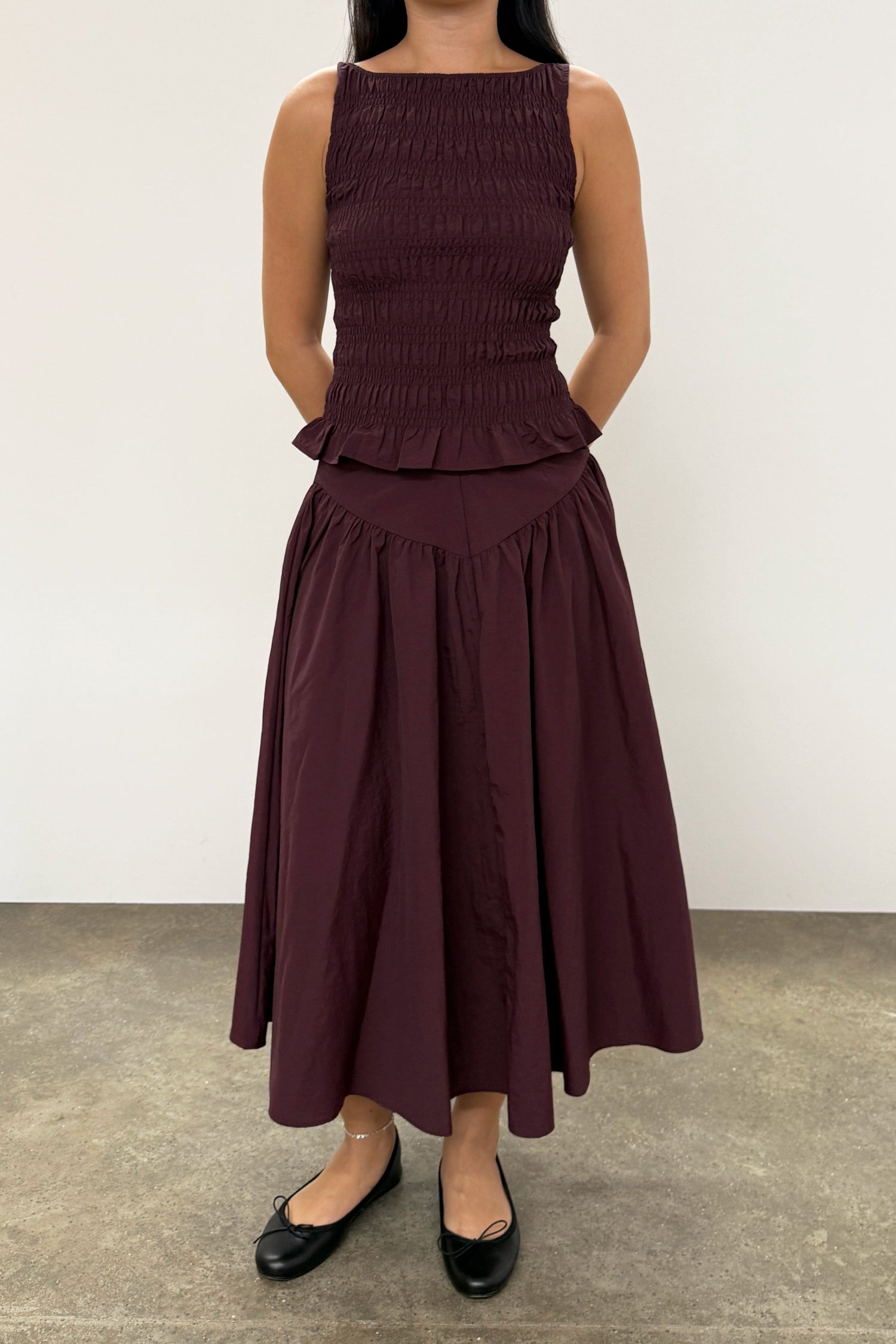 The Deba Midi Skirt, Robin