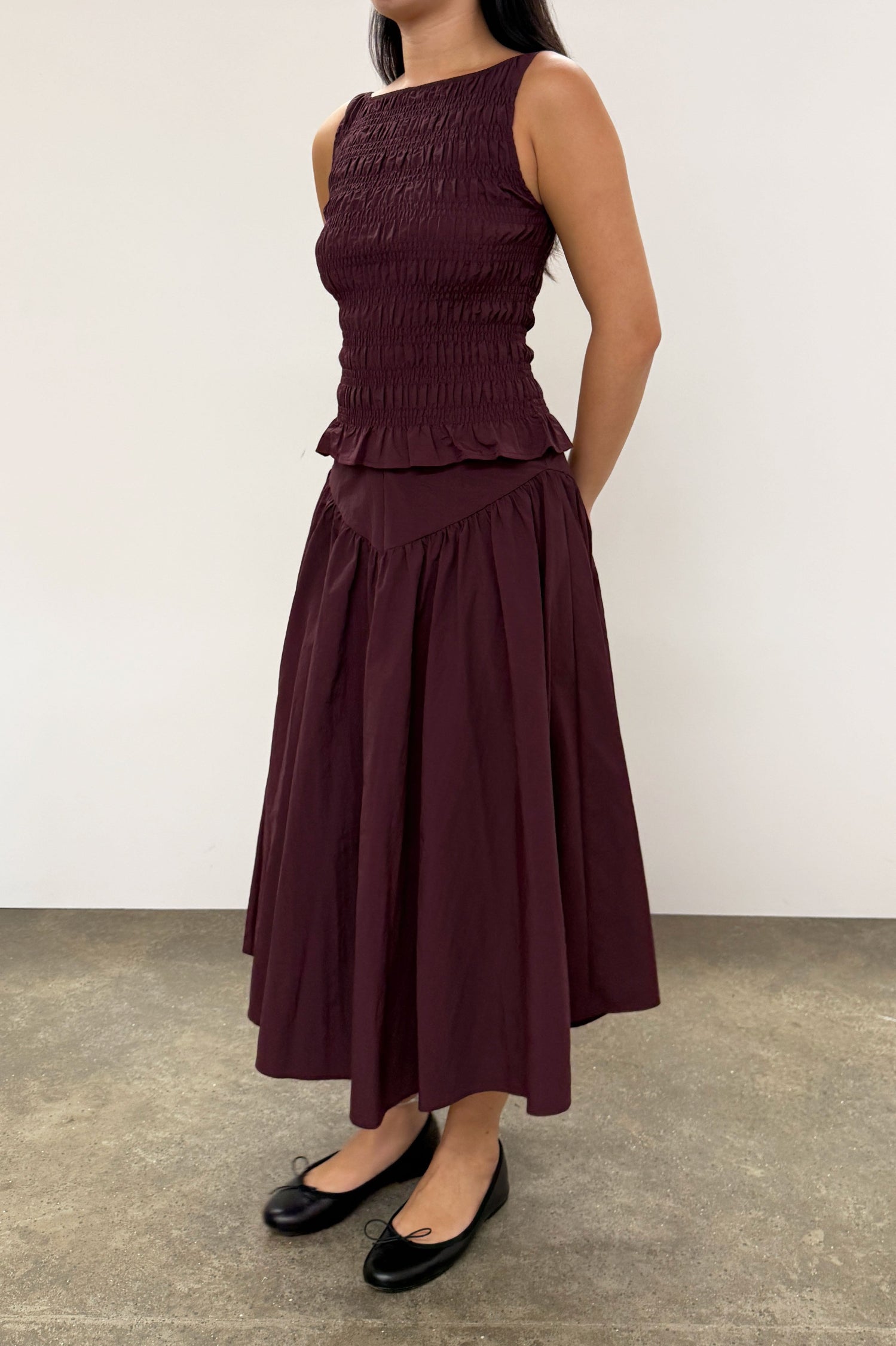 The Deba Midi Skirt, Robin