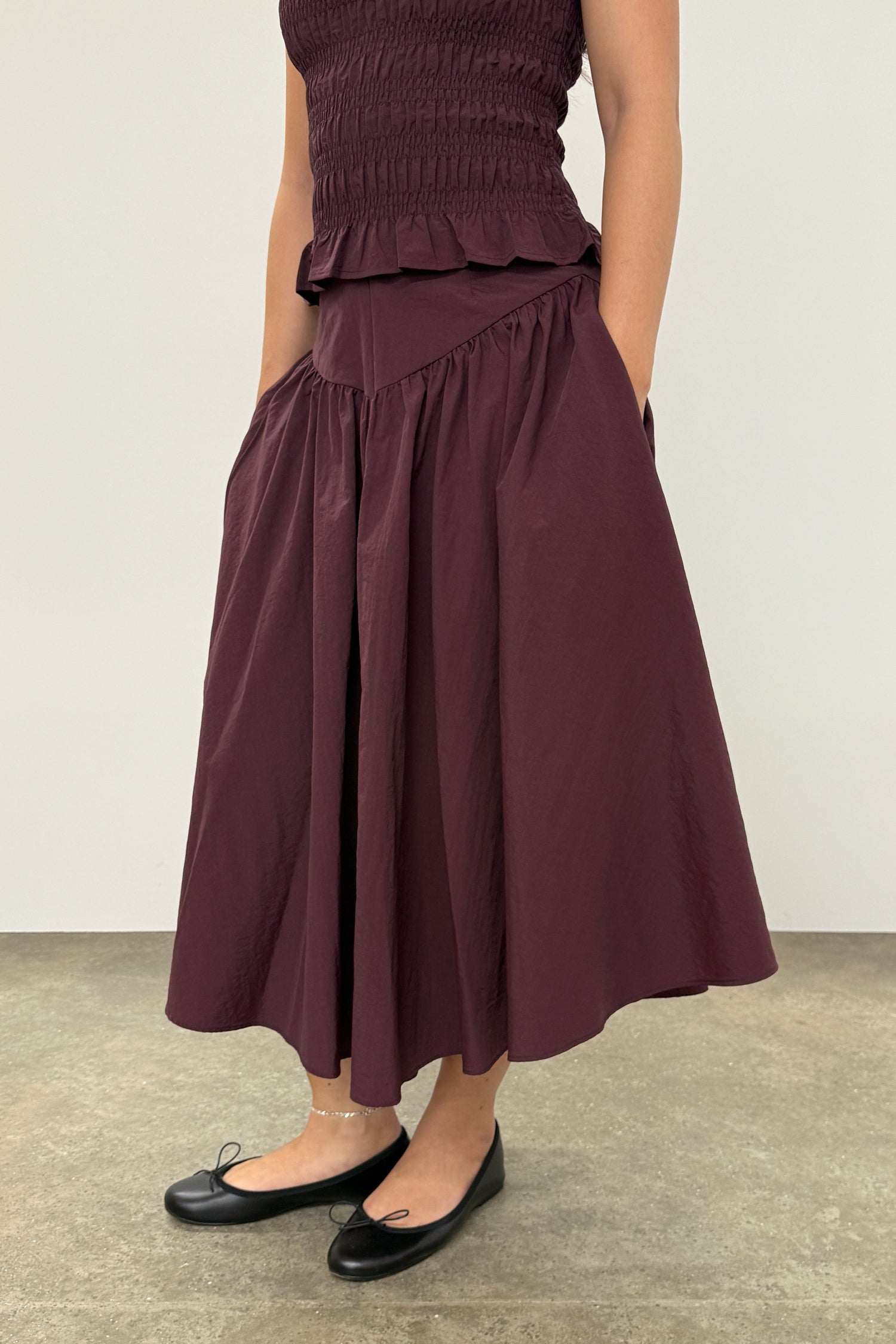 The Deba Midi Skirt, Robin